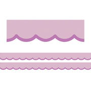 (2 PK) PURPLE SCALLOPS DIECUT TRIM