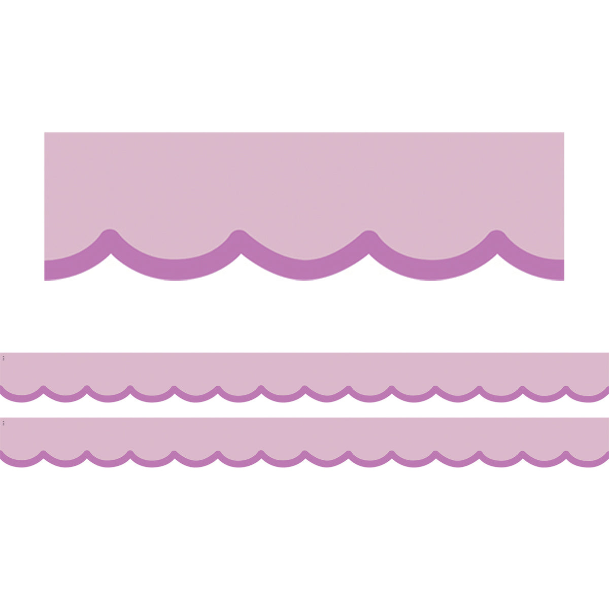 (2 PK) PURPLE SCALLOPS DIECUT TRIM