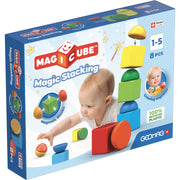Geomag™ Magicube Stacking Magnetic Building Cubes Set for Toddlers, 8 Pieces