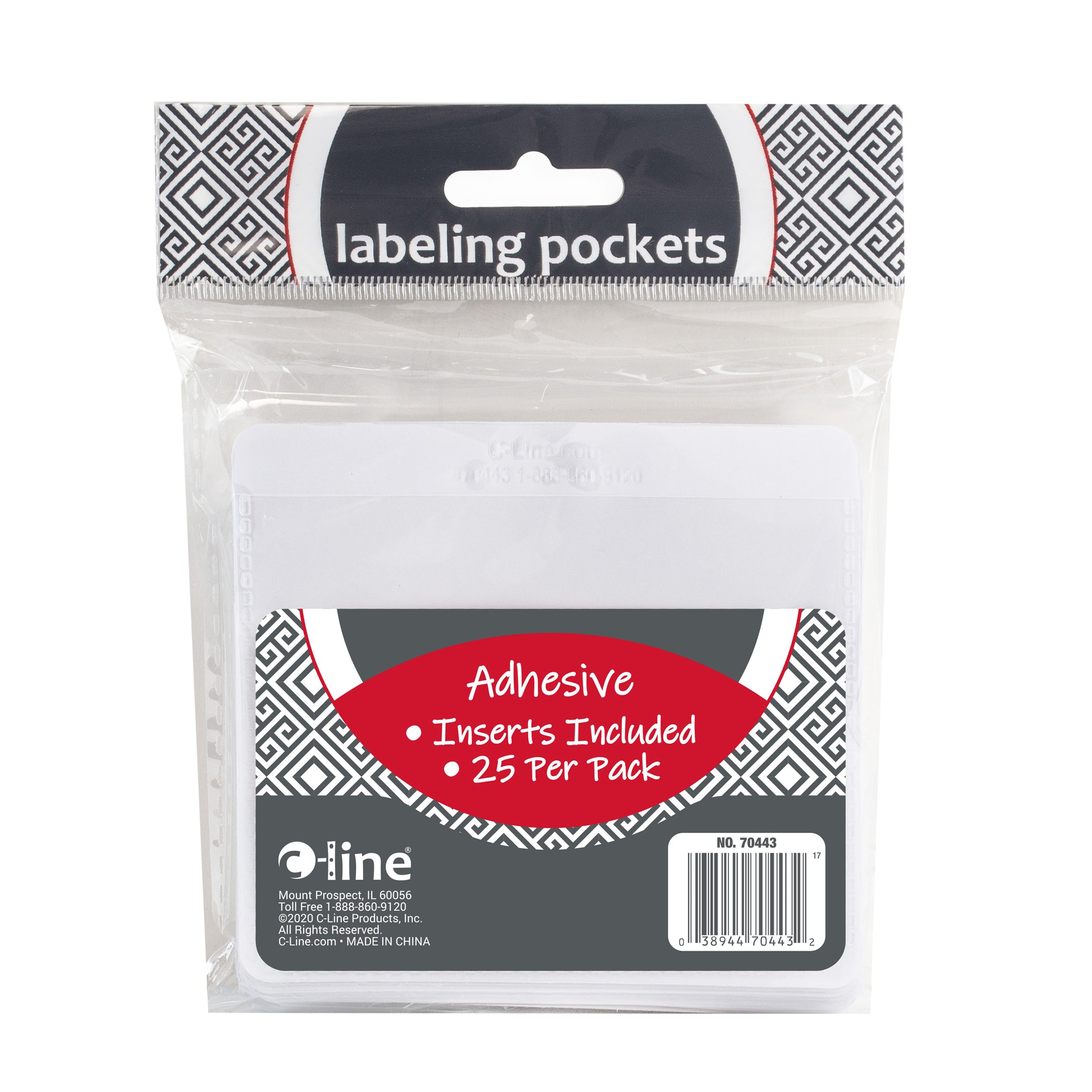 Self-Adhesive Labeling Pockets
