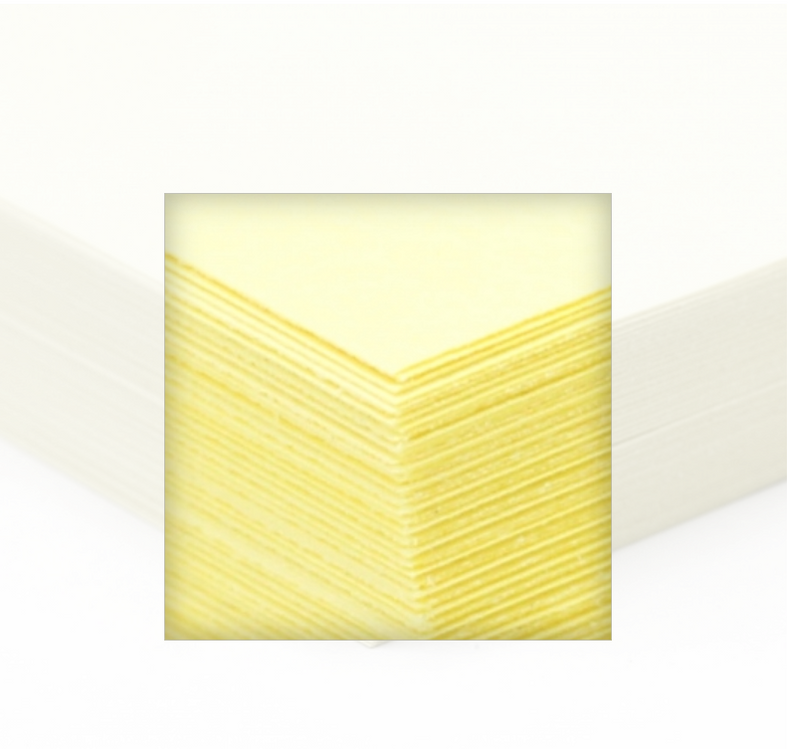 Vellum Bristol 8.5" x 11" Color Copy Paper, 90 lbs., CANARY - SMOOTH 250 Sheets/Ream