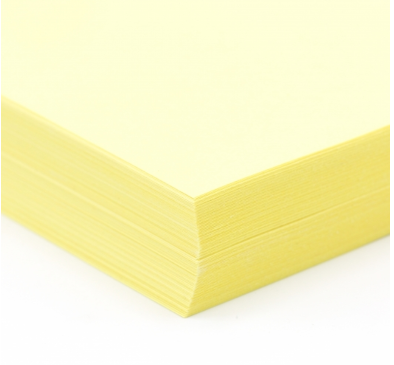 Canary Vellum Bristol Cardstock, 11" x 17", 67 lb, 250 Sheets/Ream