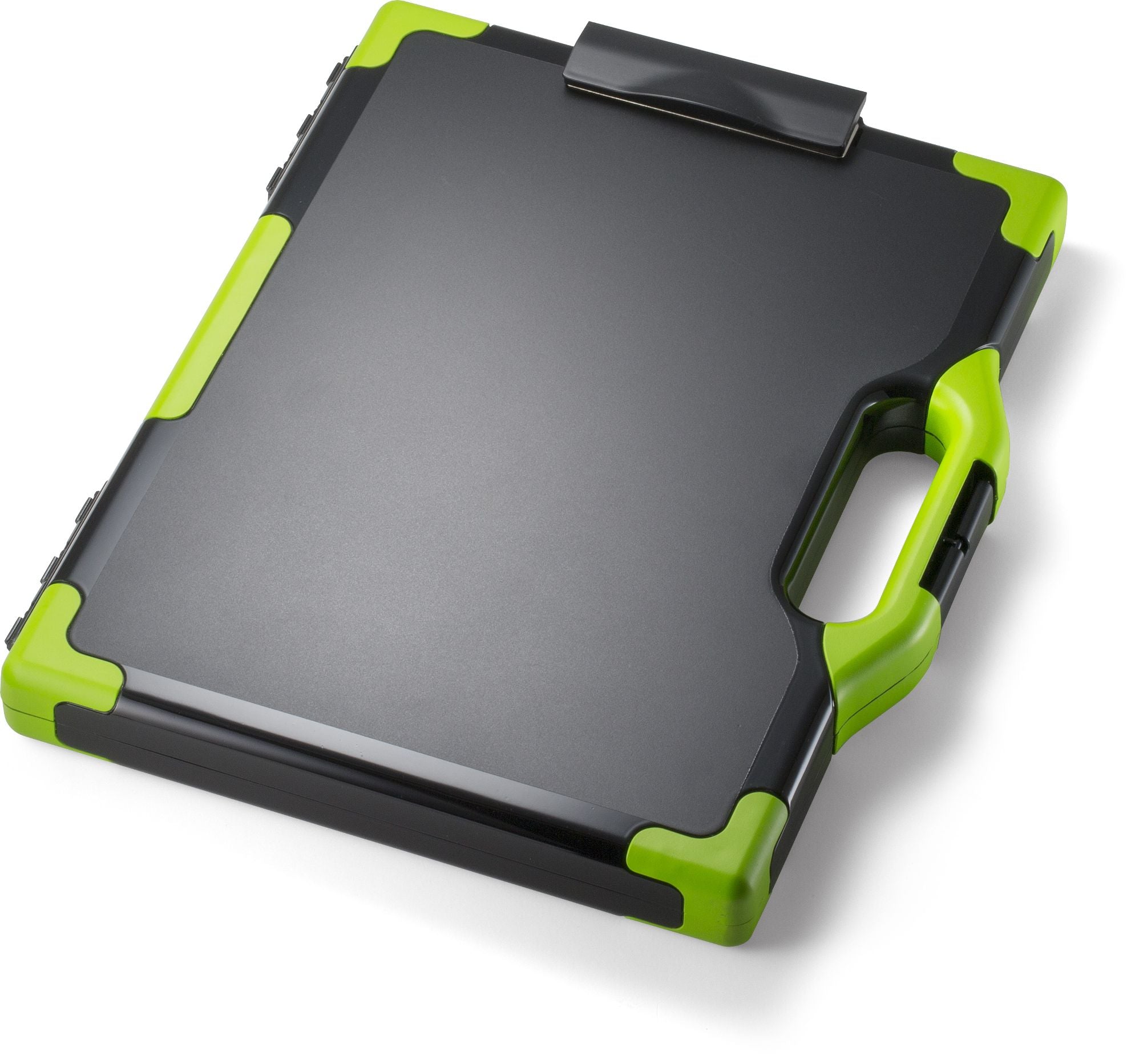 CARRY-ALL® Clipboard Storage Box, Black/Green