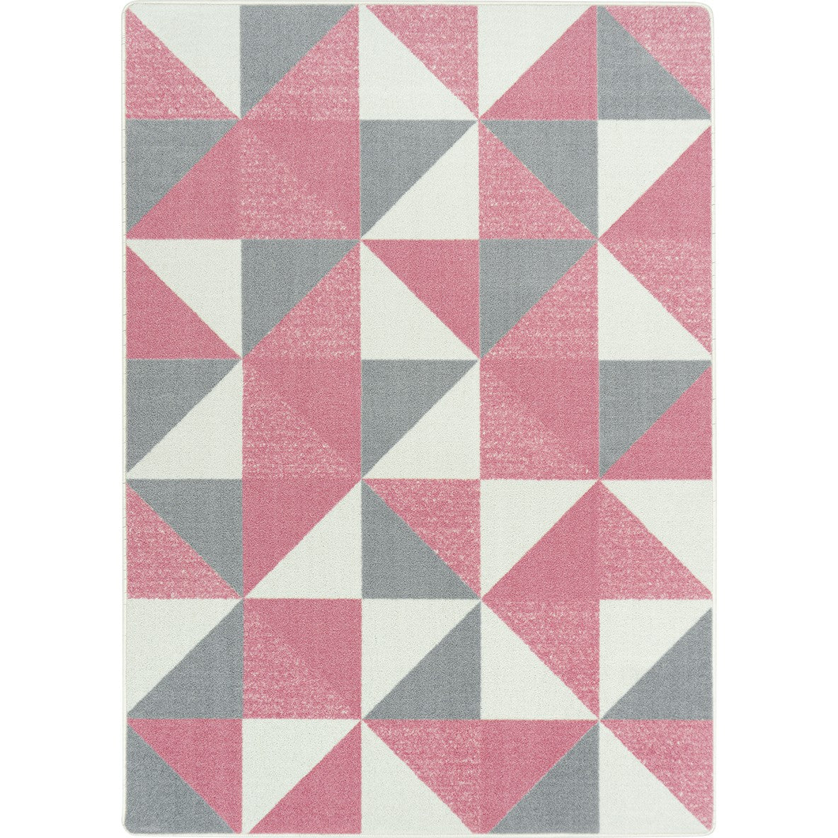 Cartwheel 7'8" x 10'9" area rug in color Blush