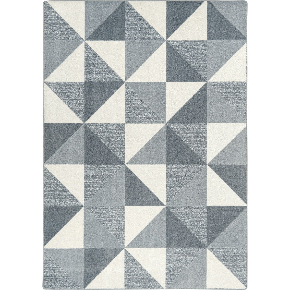 Cartwheel 3'10" x 5'4" area rug in color Cloudy
