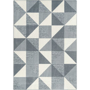 Cartwheel 3'10" x 5'4" area rug in color Cloudy