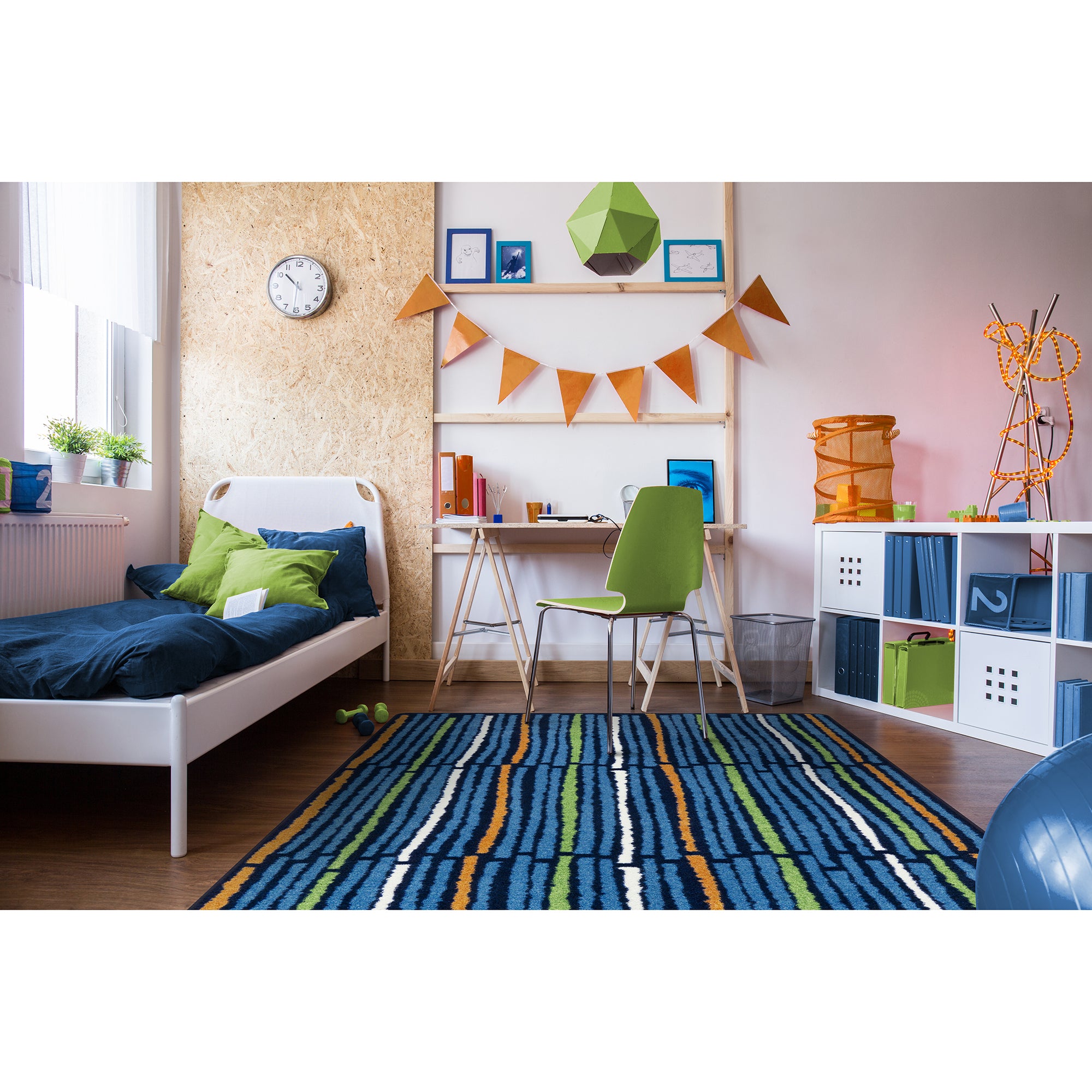 Cascade 5'4" x 7'8" area rug in color Citrus