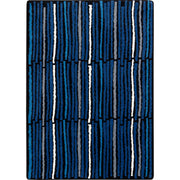 Cascade 7'8" x 10'9" area rug in color Sapphire