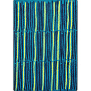 Cascade 7'8" x 10'9" area rug in color Teal