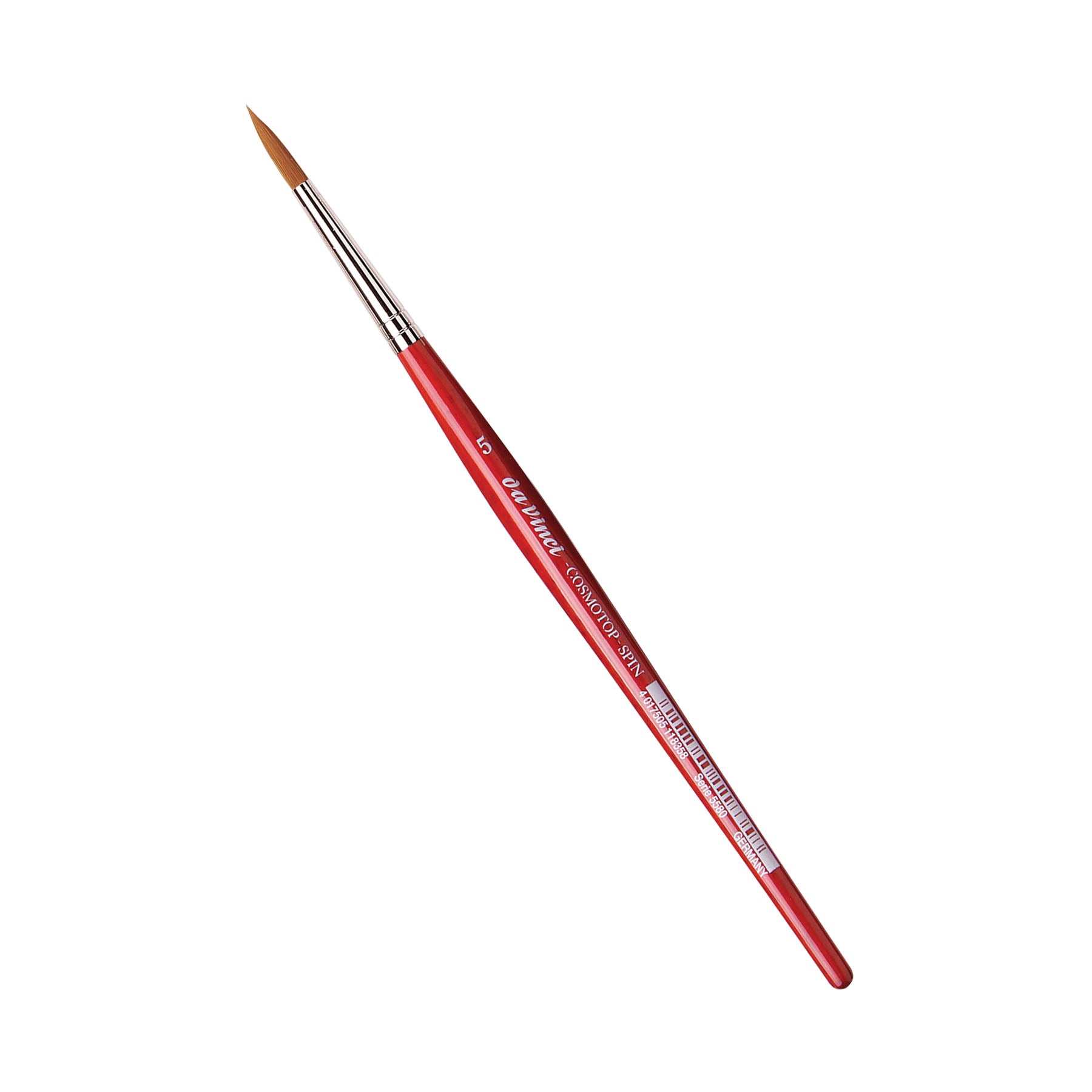 COSMOTOP-SPIN Silkpainting Brush, Synthetic, Watercolor, Round, Size 5