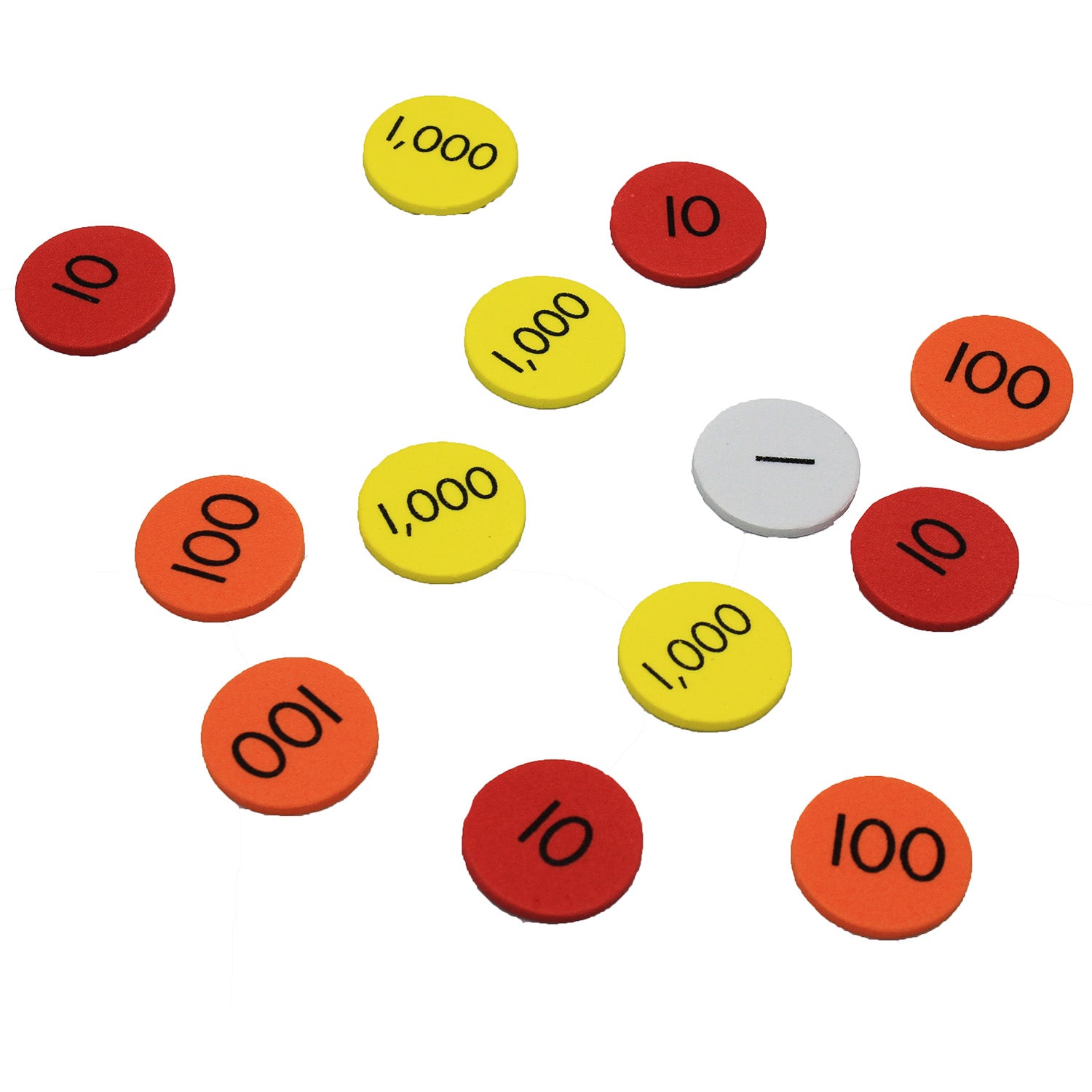 Class Set Place Value Discs, 1500 Discs