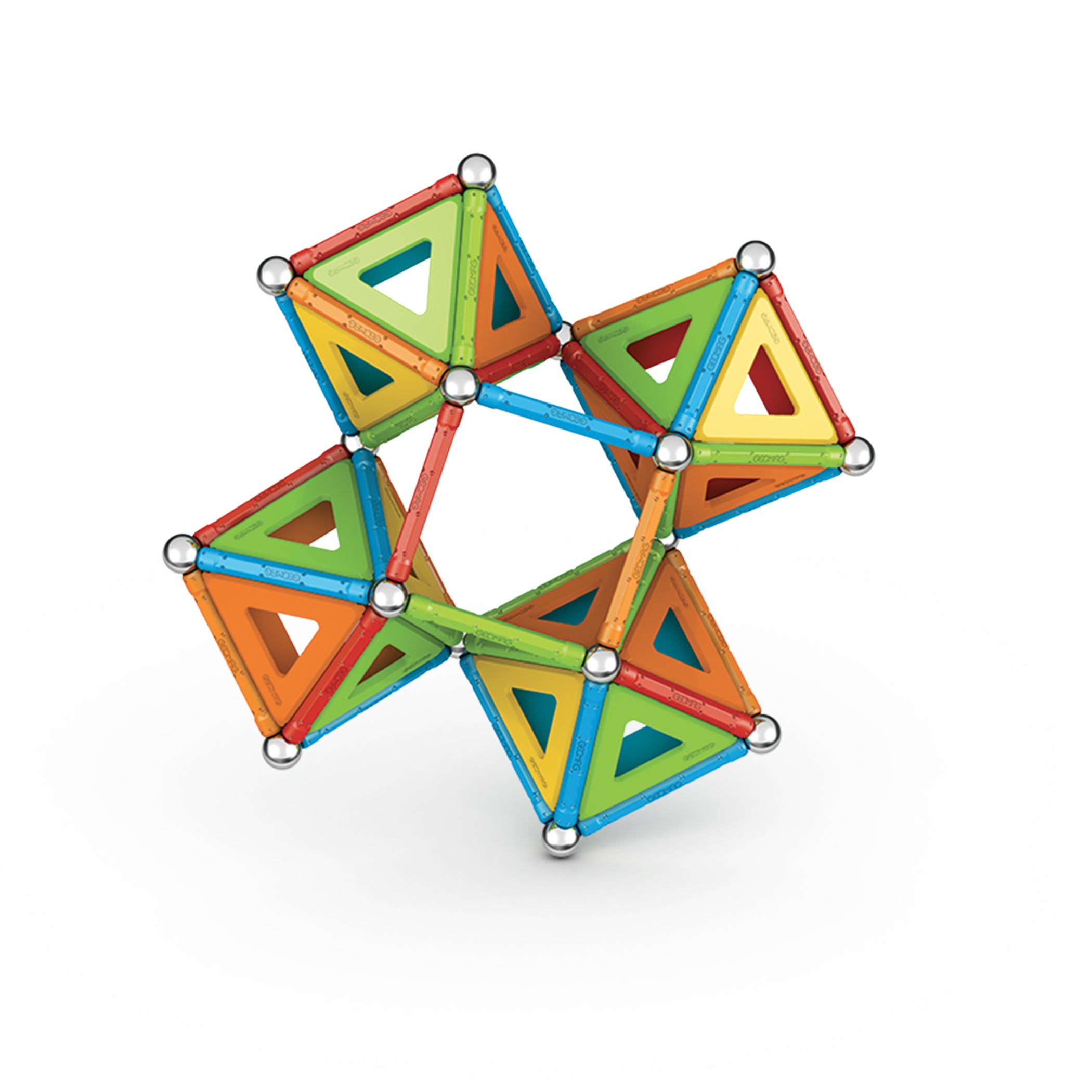 Geomag™ Supercolor Recycled Magnetic Building Set, 114 Pieces