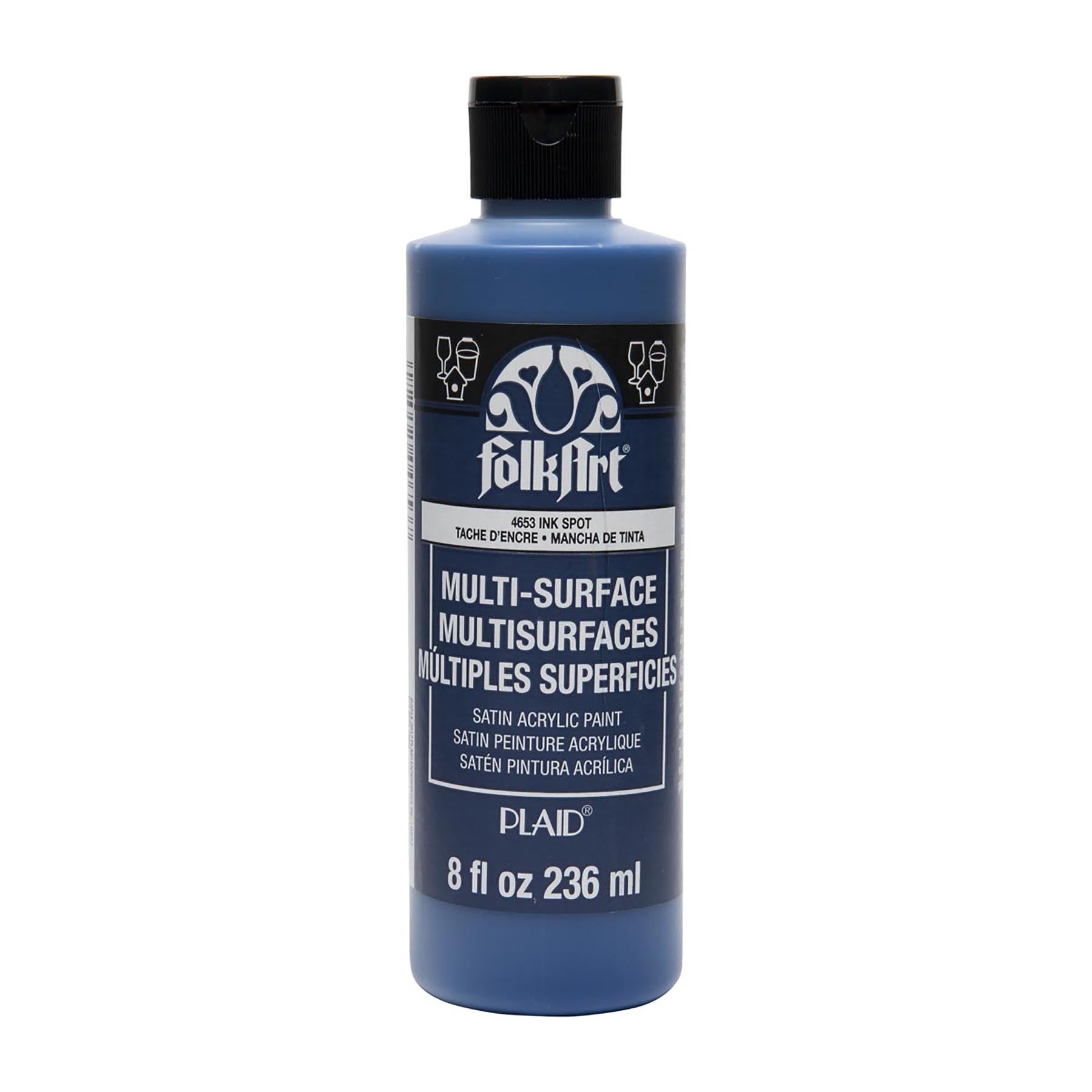 Acrylic Paint Multi-Surface Satin, 8oz., Ink Spot