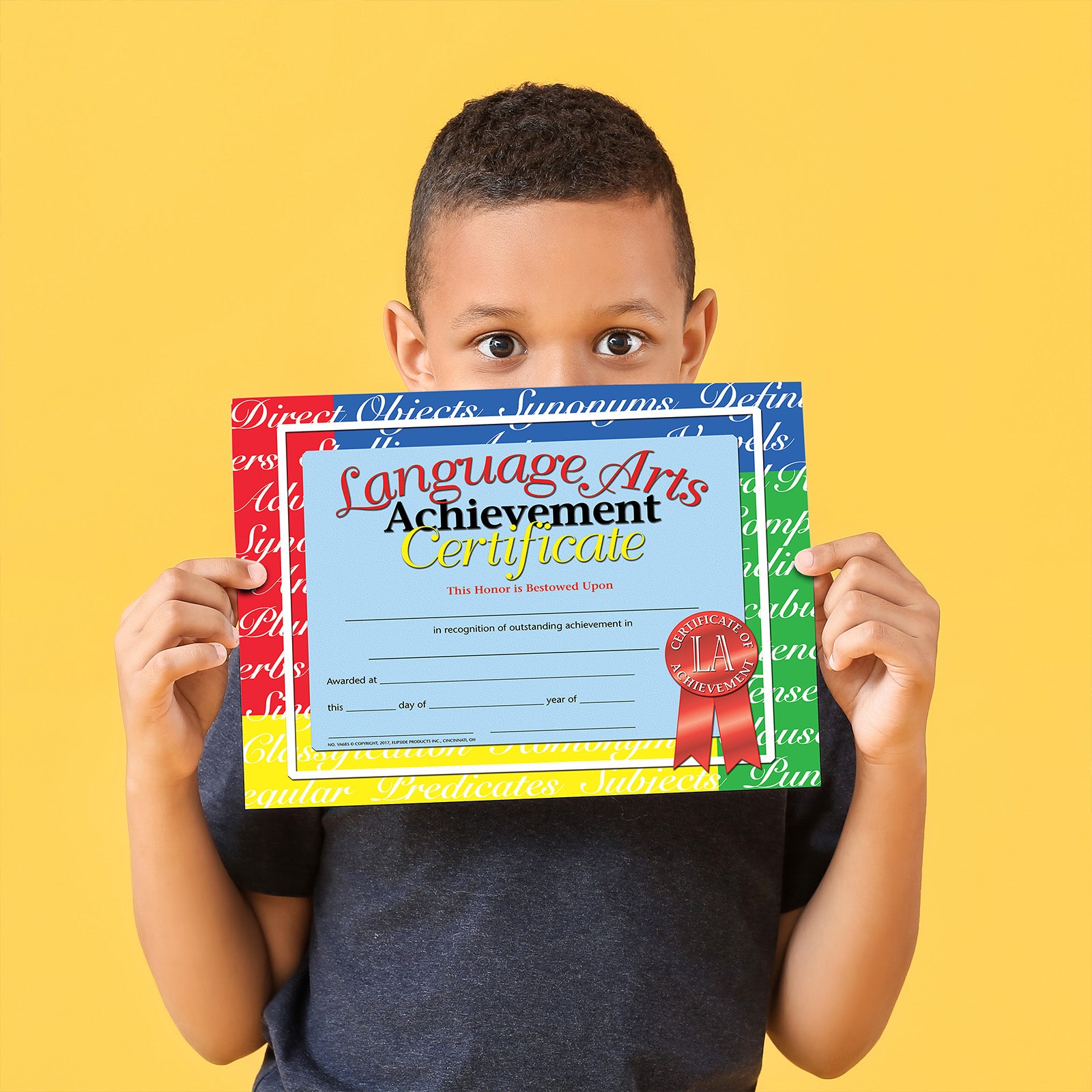 Language Arts Achievement Certificate, 8.5" x 11", Pack of 30