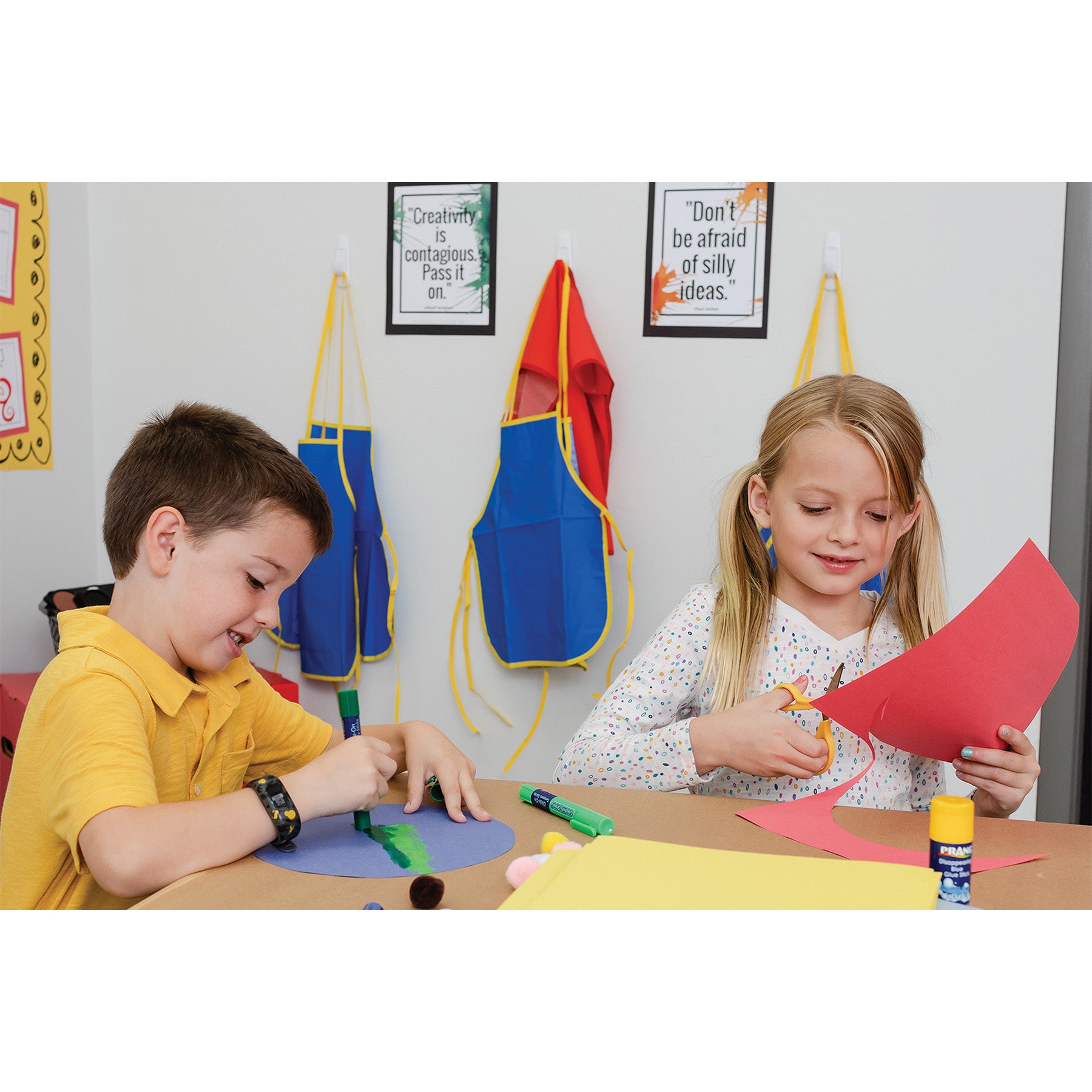 Construction Paper, Medium Weight, 10 Assorted Colors, 9" x 12", 50 Sheets