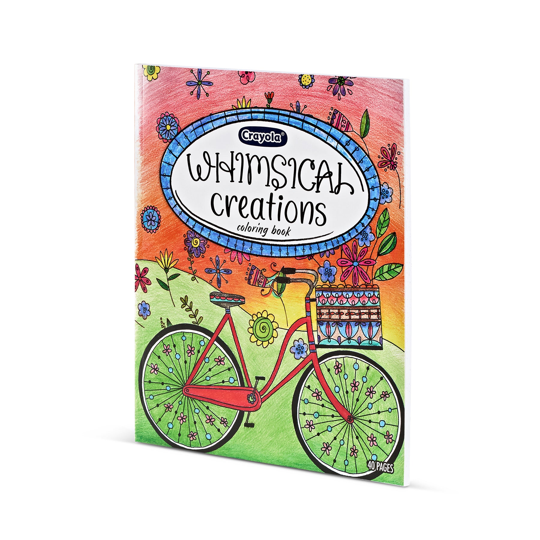 Whimsical Creations Coloring Book for Adults, Adult Coloring Pages, 40 Pages