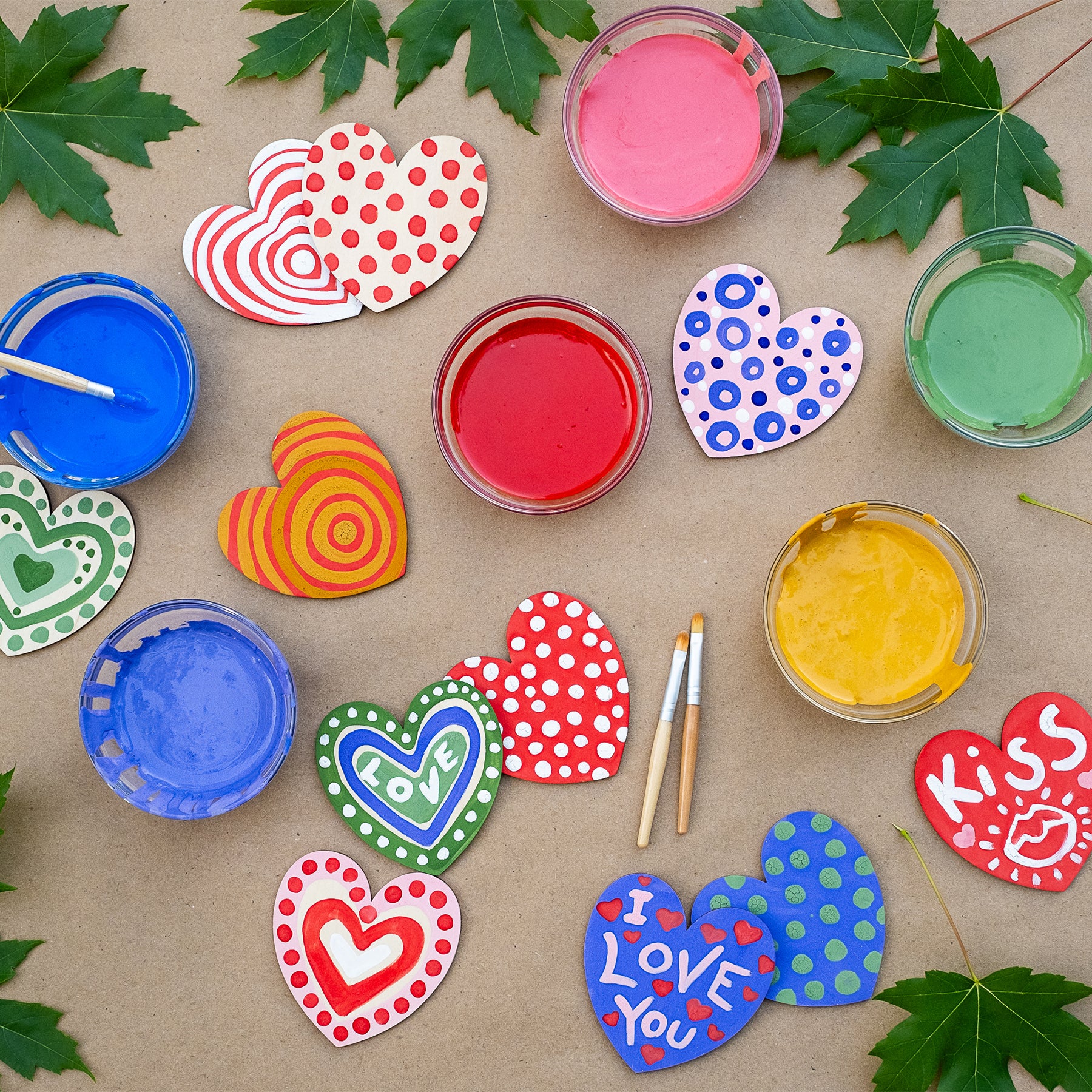 Natural Valentine's Craft Kit