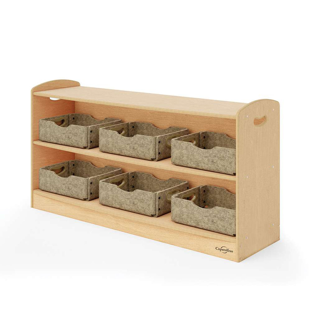 2 LEVEL SHELF WITH CASTERS