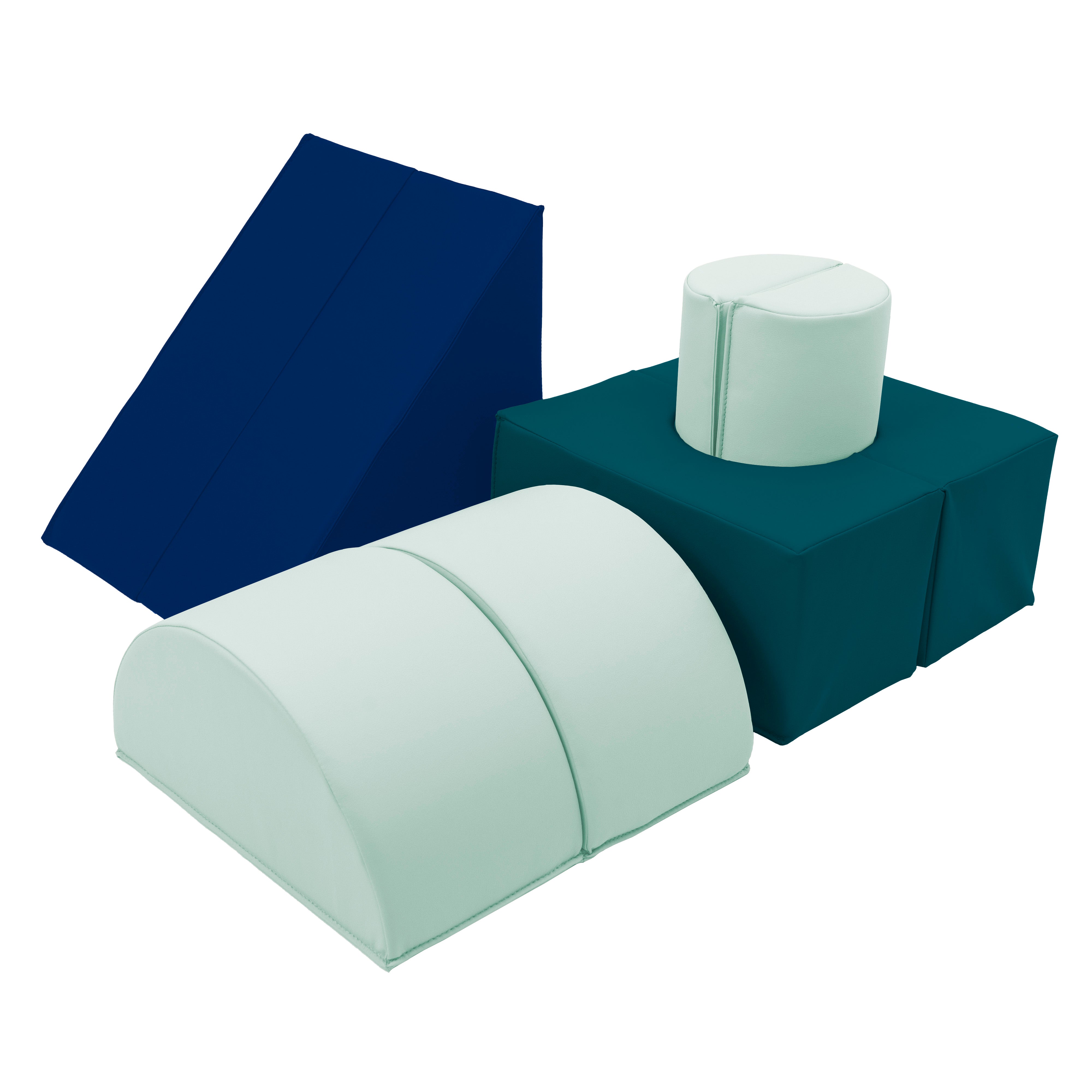 SoftScape Folding Blocks, 4-Piece Set - Ocean