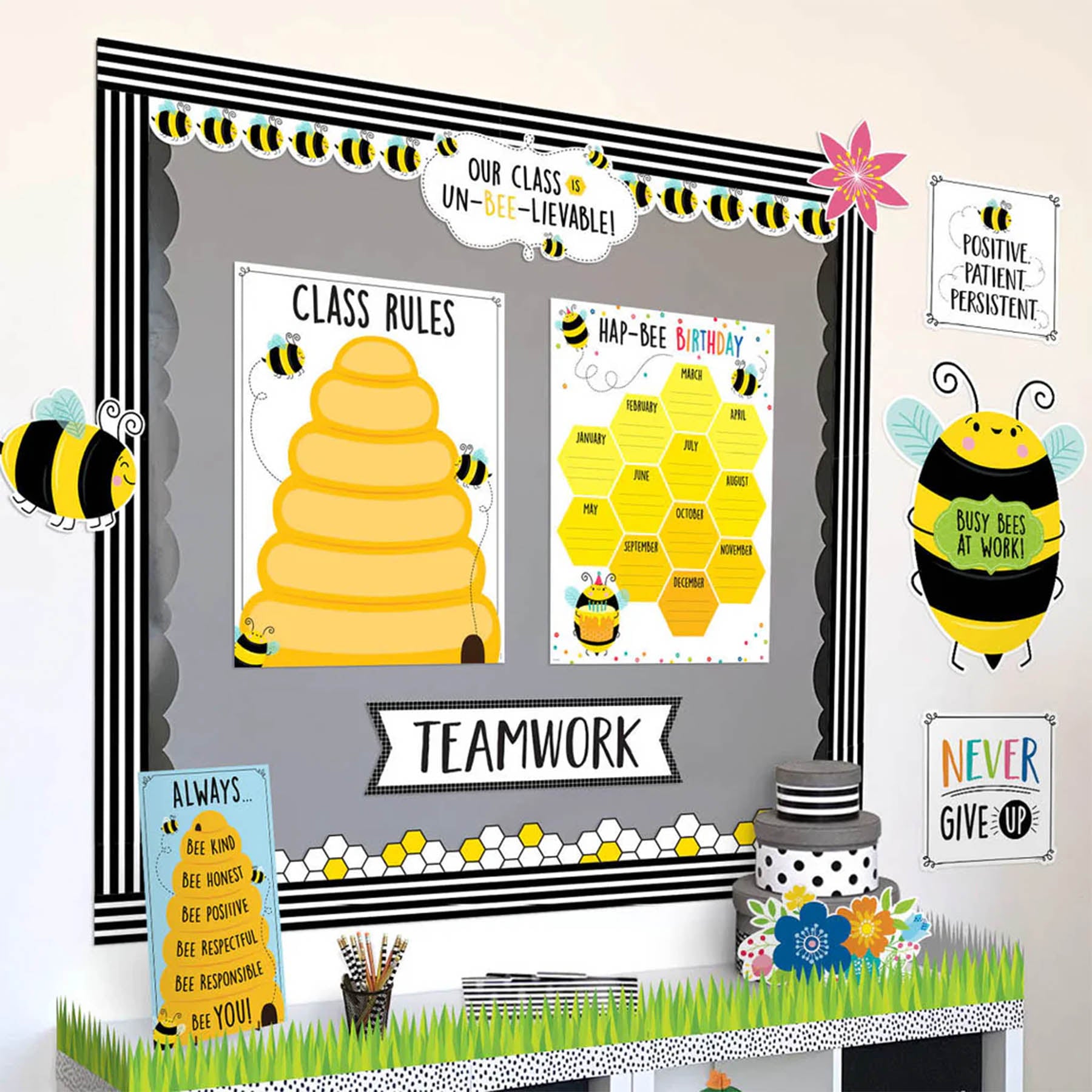 Busy Bees Classroom Essentials 3-Chart Pack