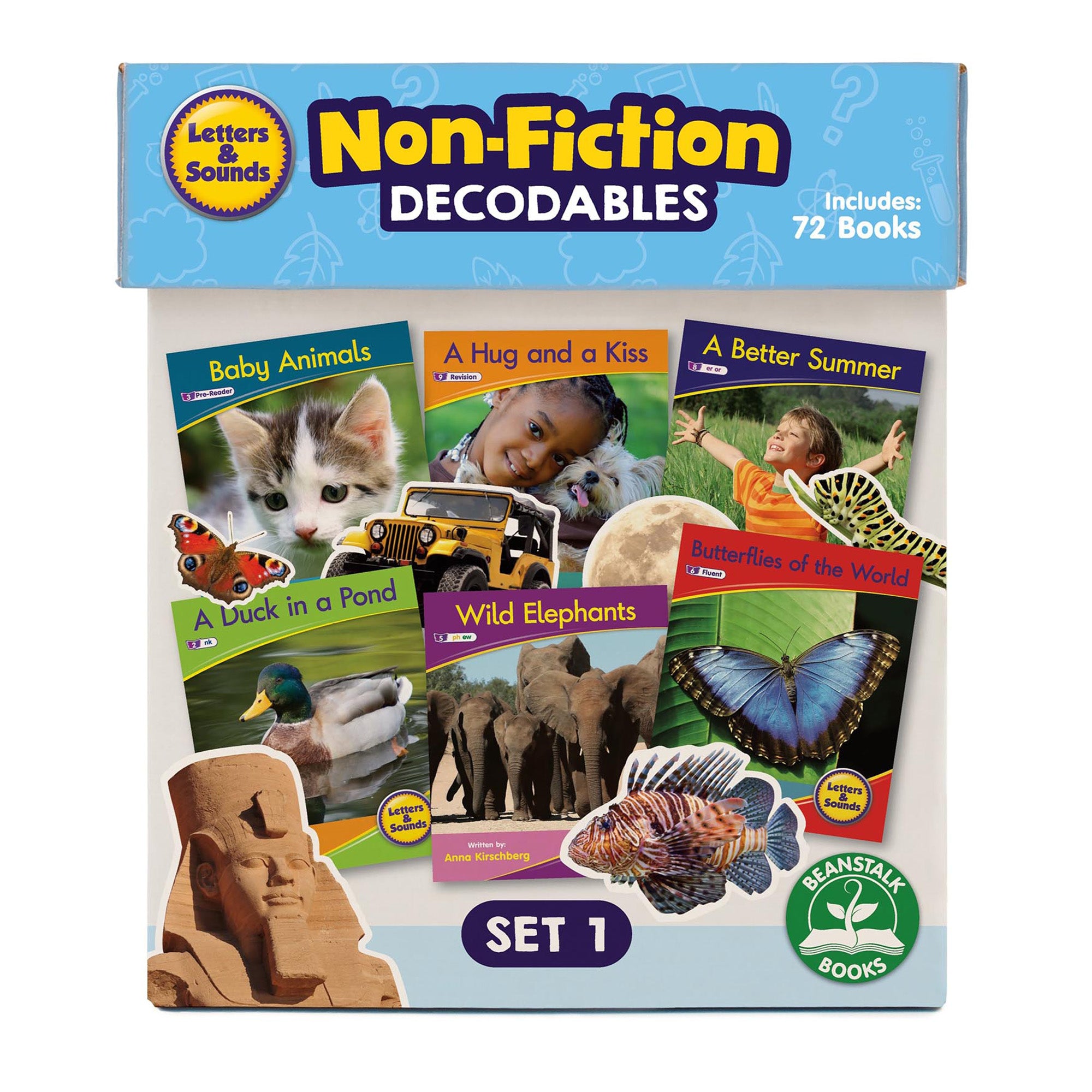 Letters & Sounds Non-Fiction Decodables Boxed Set, Set 1