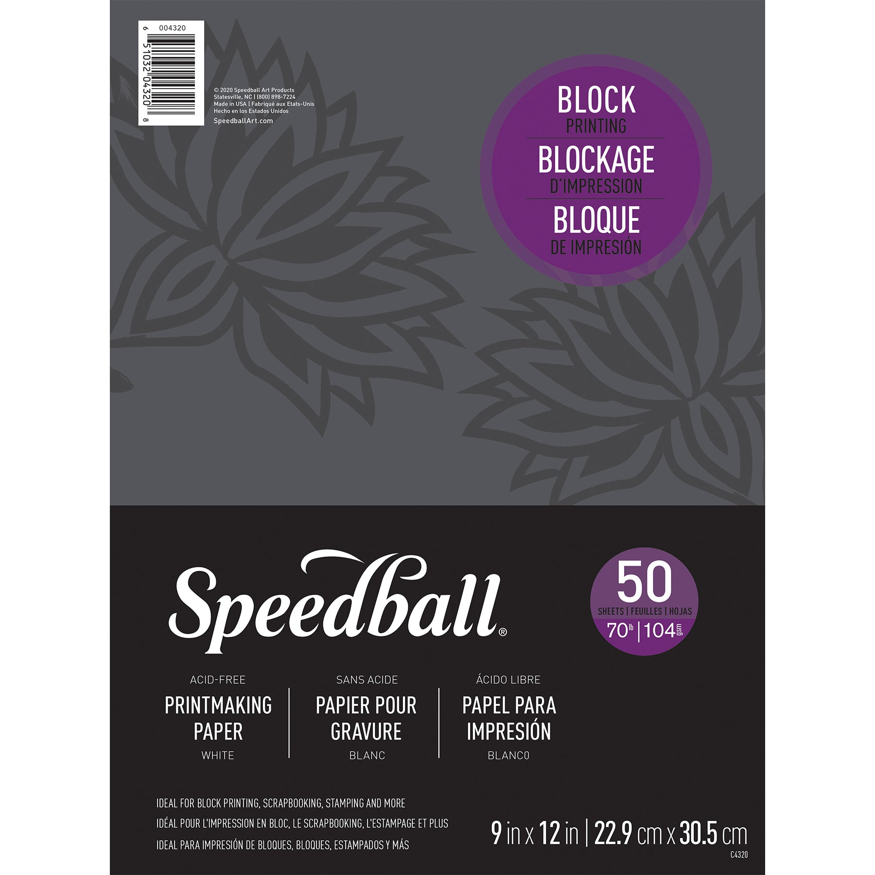 Printmasters™ Speedball® Printmaking Paper, 9" x 12"