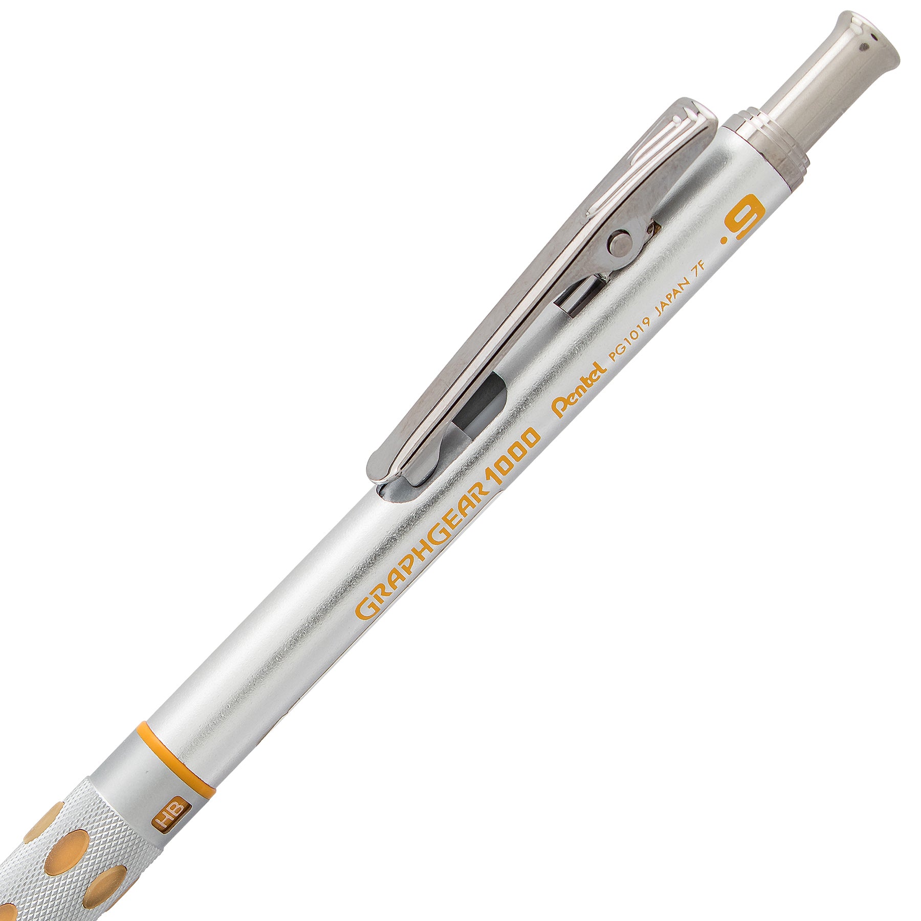 GraphGear 1000 Automatic Drafting Pencil (0.9mm), Yellow Accents