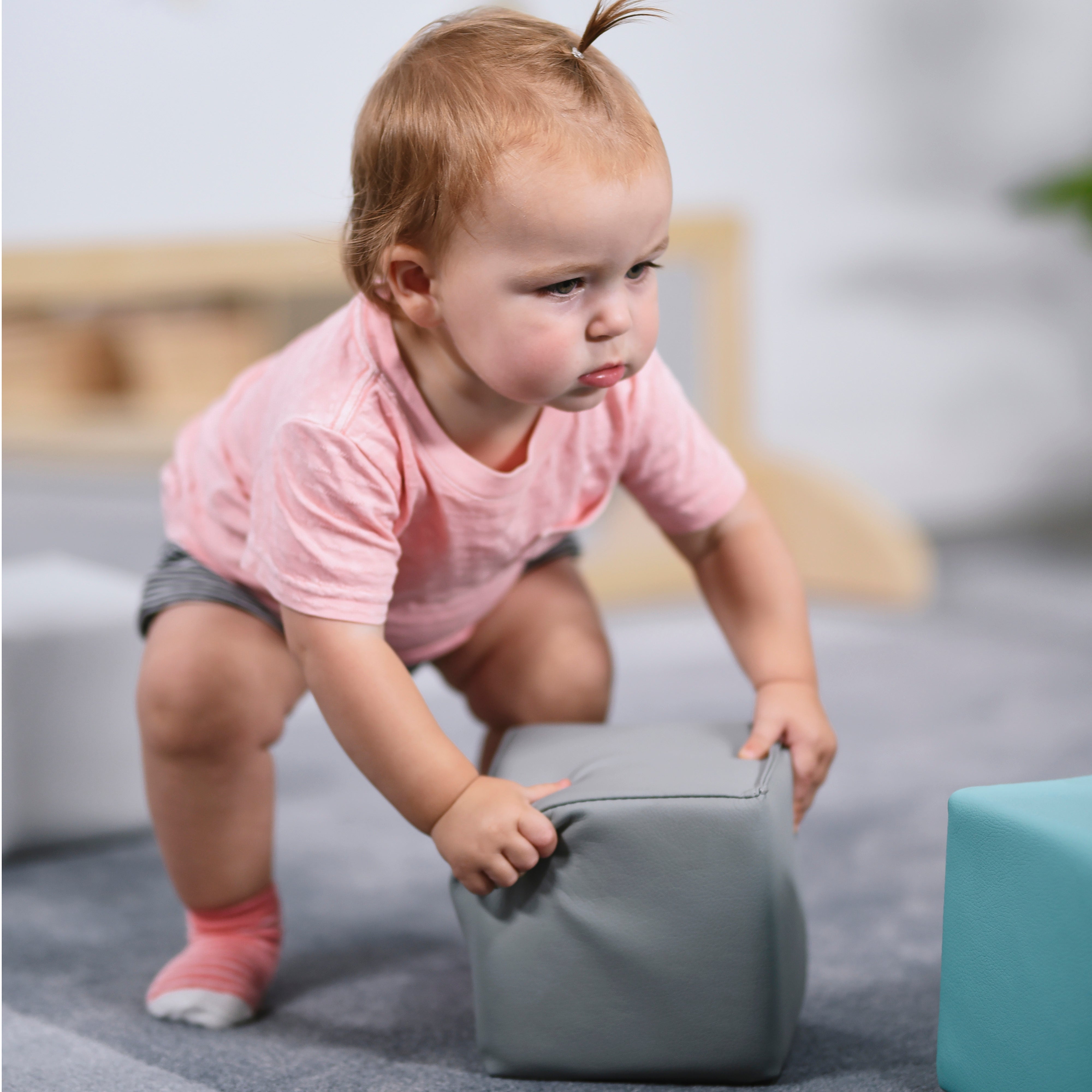 SoftZone Patchwork Toddler Blocks - Contemporary