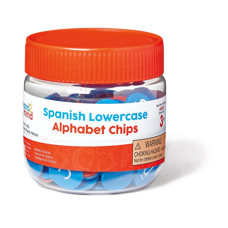 Spanish Lowercase Alphabet Chips
