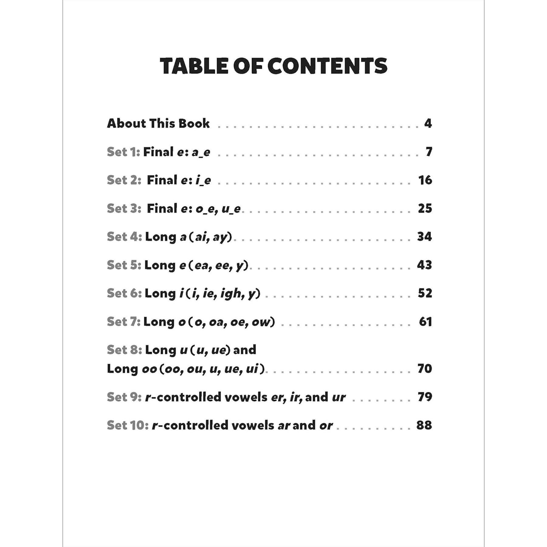 Phonics Bingo: Long & Complex Vowels Activity Book