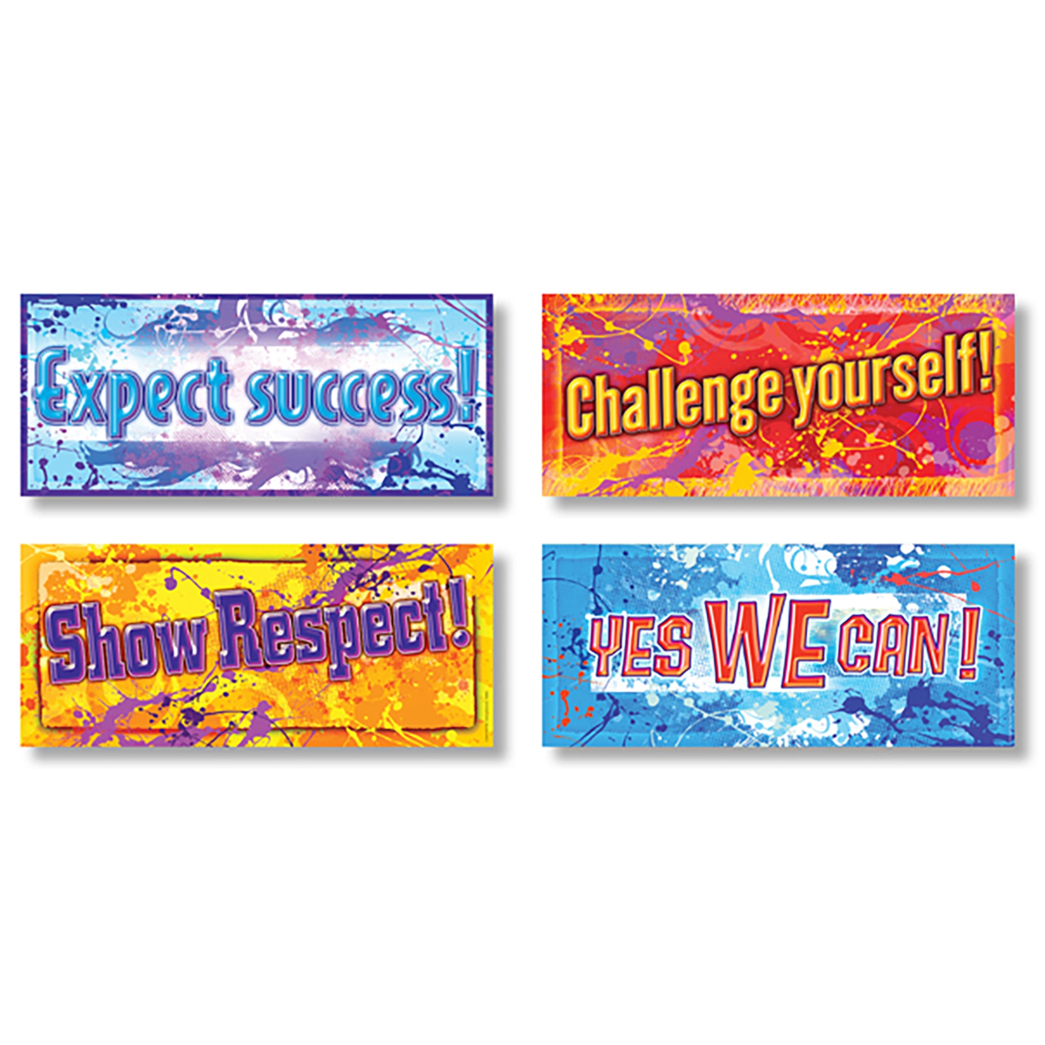 Positive Messages Posters, 7-1/3" x 17", Set of 12
