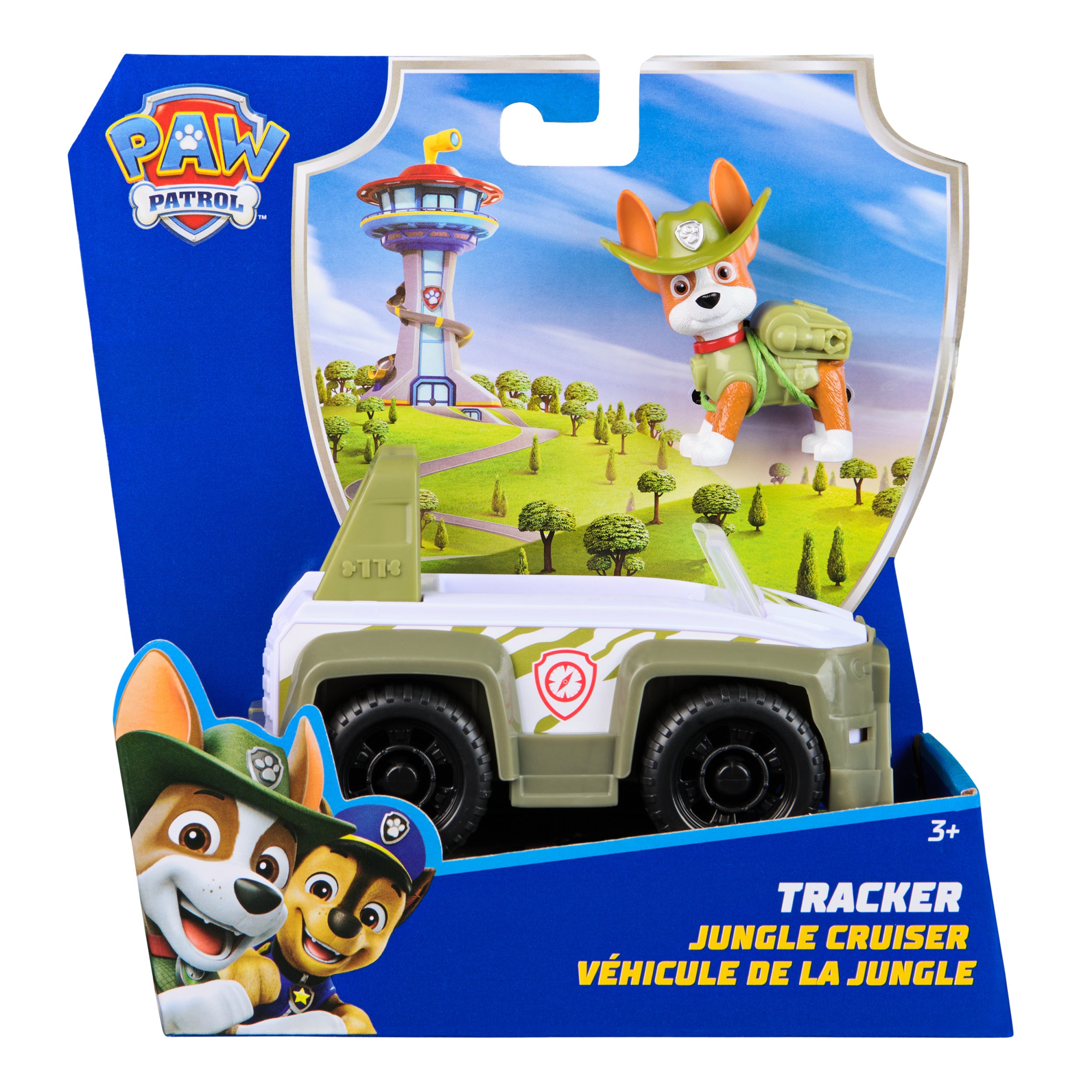 PAW Patrol, Tracker’s Jungle Rescue Vehicle, Toy Truck with Collectible Action Figure, Sustainably Minded Kids Toys for Boys & Girls Ages 3 and Up