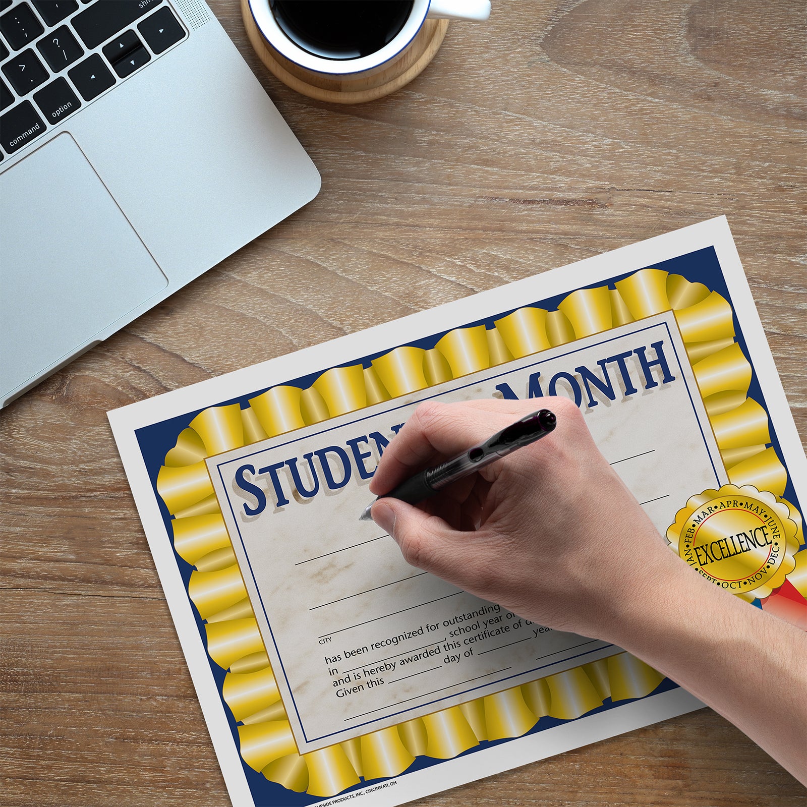 Student of the Month Certificate, 8.5" x 11", Pack of 30