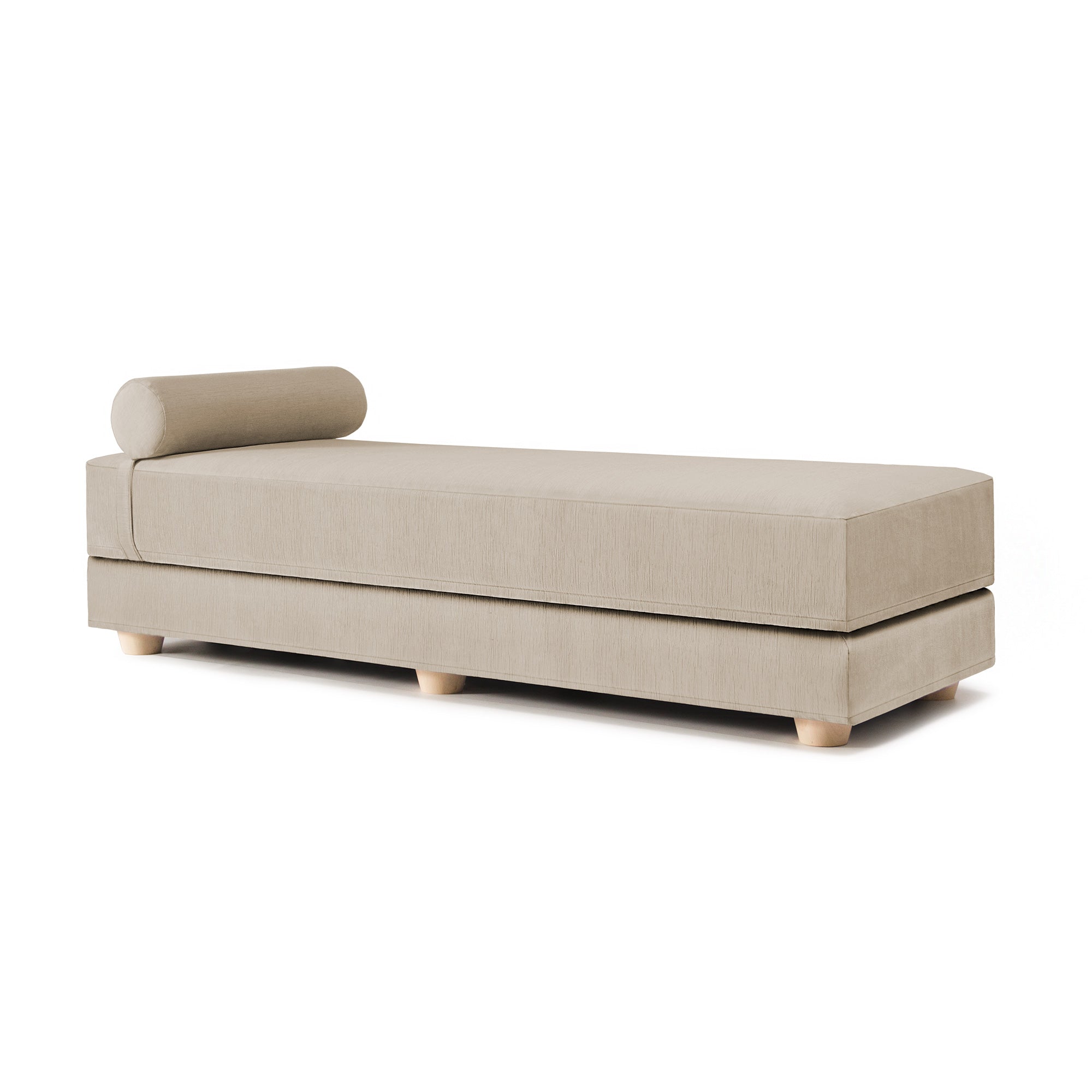 Coza Outdoor Sun Lounger - Luxurious Giant Outdoor Chaise - Sunbrella, Charcoal