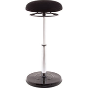 Office PLUS Sit-Stand Adjustable Chair 21.5-32", Black