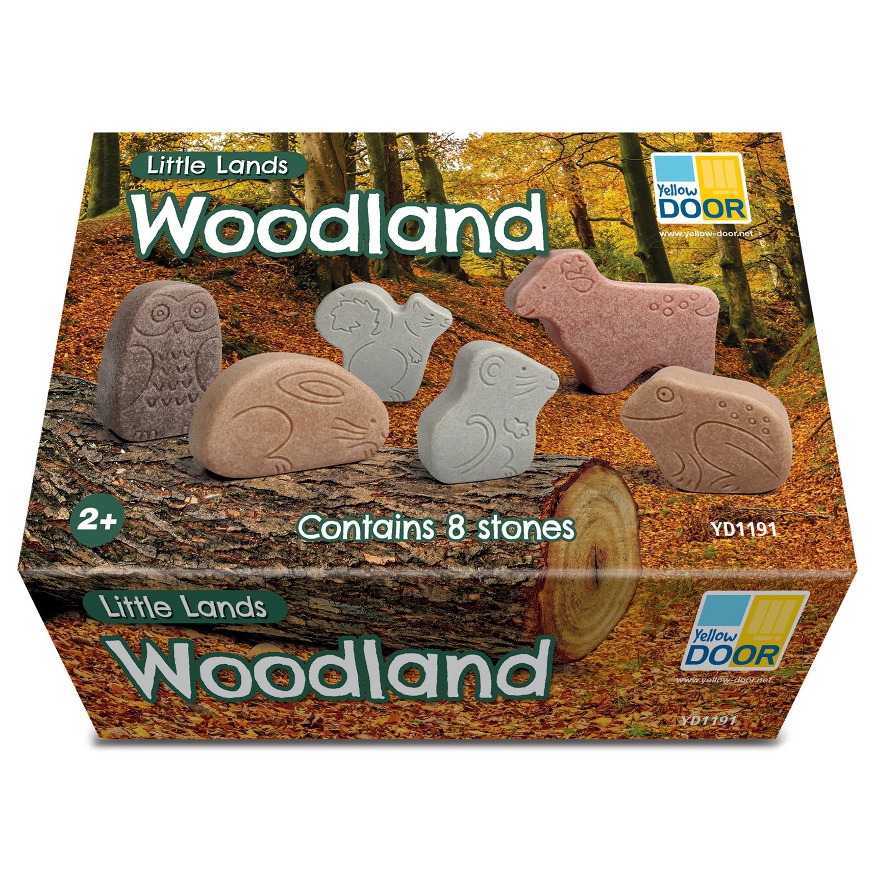 Little Lands – Woodland, Set of 8 Stone Figures