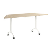 Bush Business Furniture Synergy 72-inch Trapezoid Modular Office Conference Table in Natural Elm - 70.06" Width x 25.44" Depth x 29.62" Height