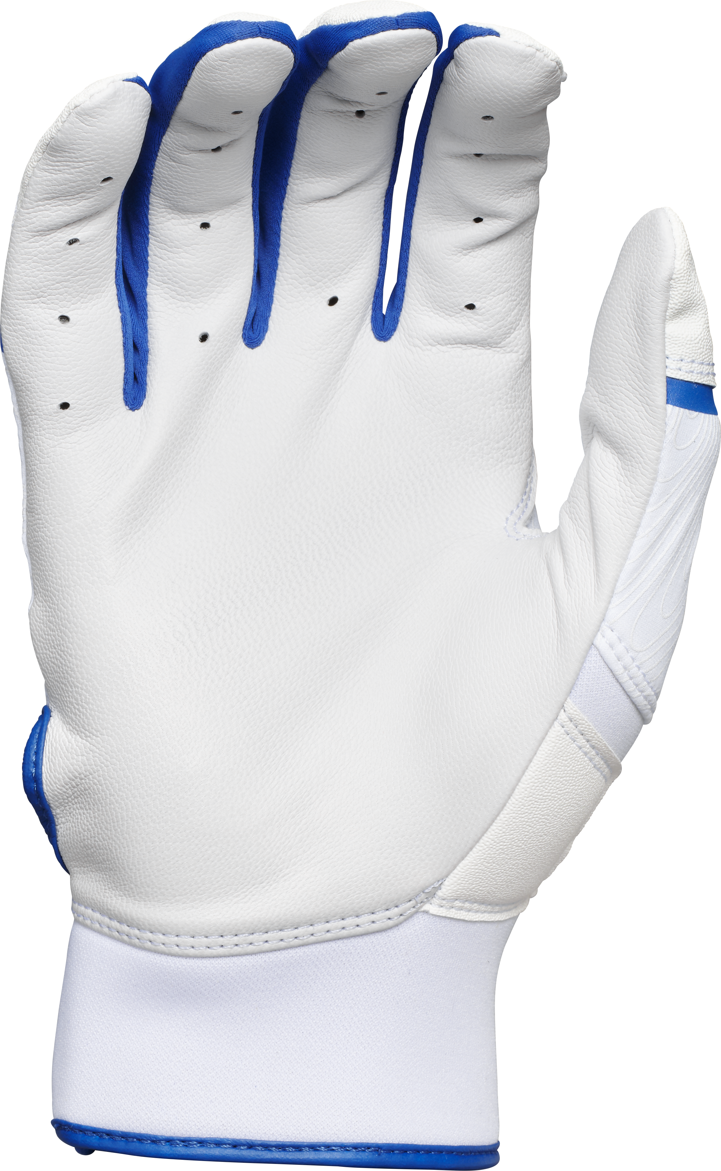 Rawlings Adult Clout  Batting Gloves - Small - White/Royal