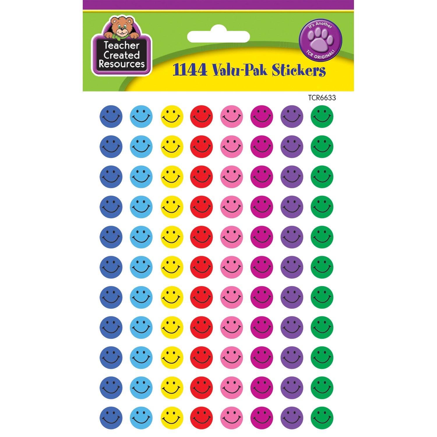 Happy Face Mini Stickers Valu-Pak