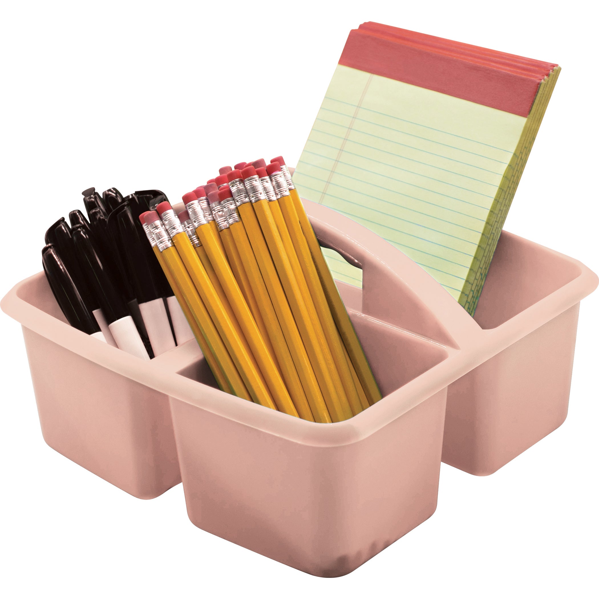 Blush Plastic Storage Caddy