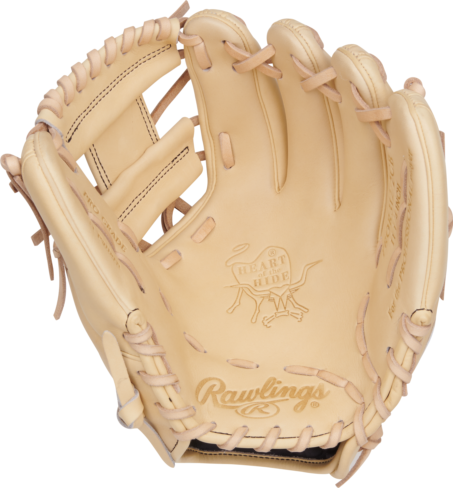 Rawlings Heart Of The Hide Series 11.25-Inch Baseball Glove - Right Hand Thrower - Camel
