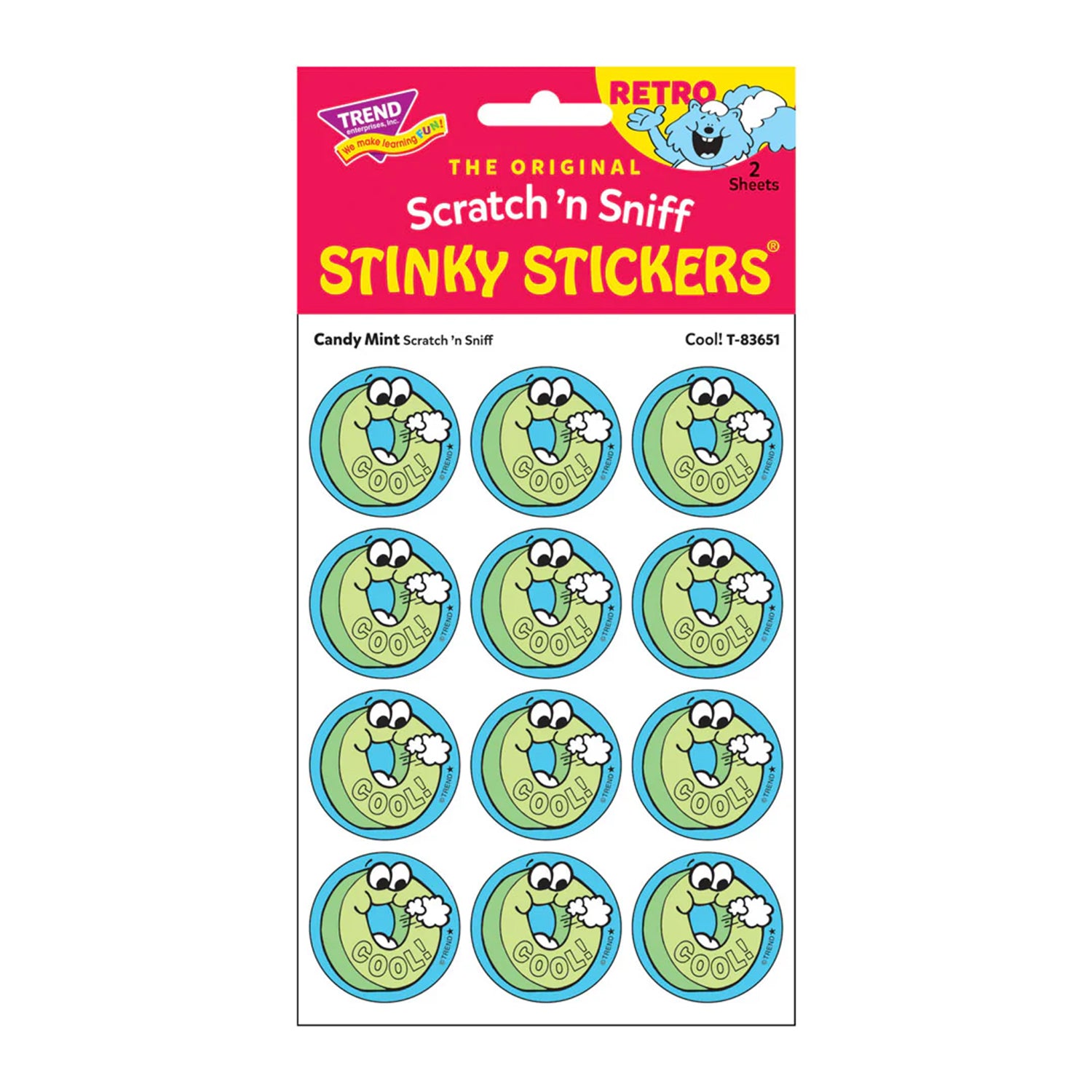 Cool!/ Candy Mint Scent Stickers, 24 ct.