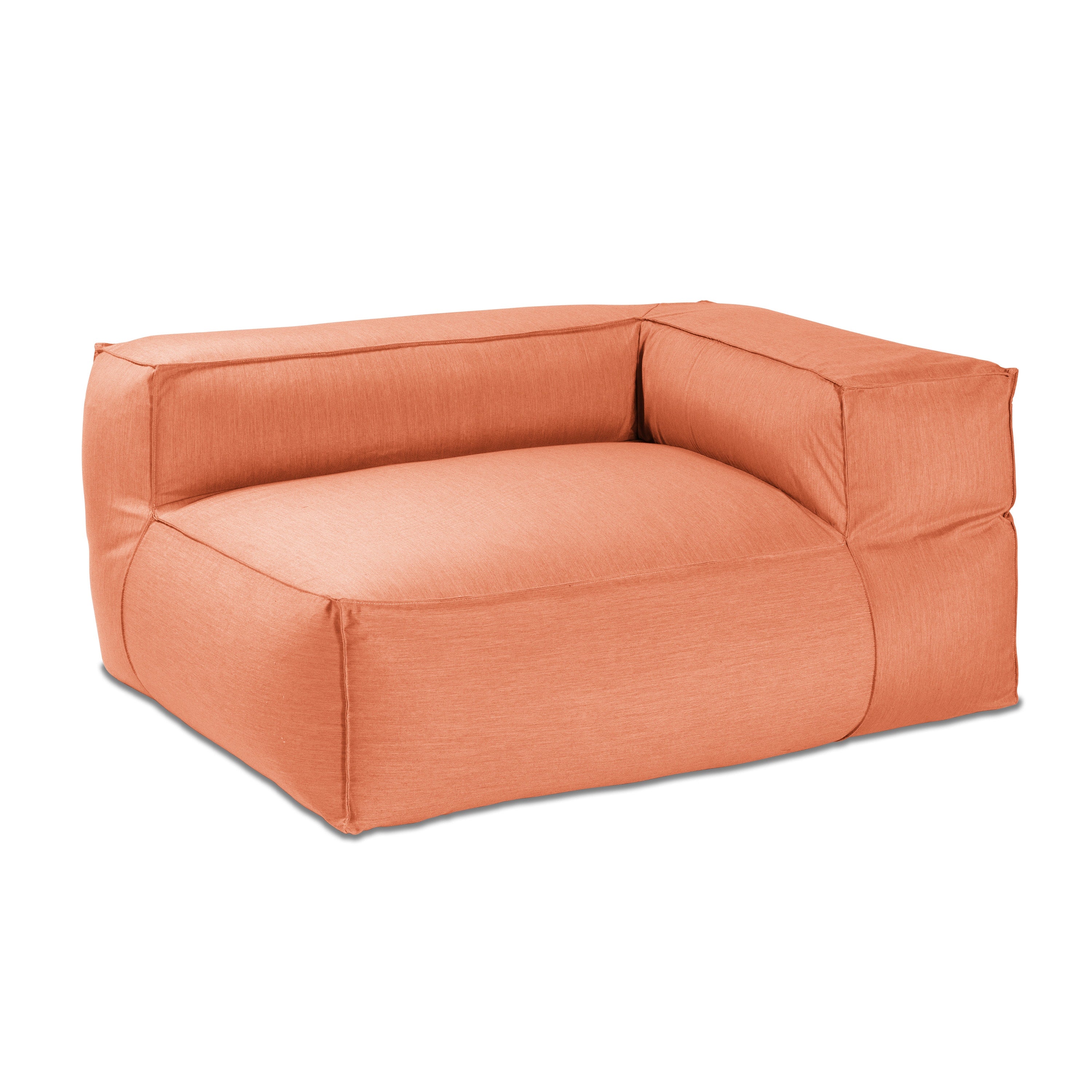 Baya Outdoor Left Corner - Sunbrella, Coral