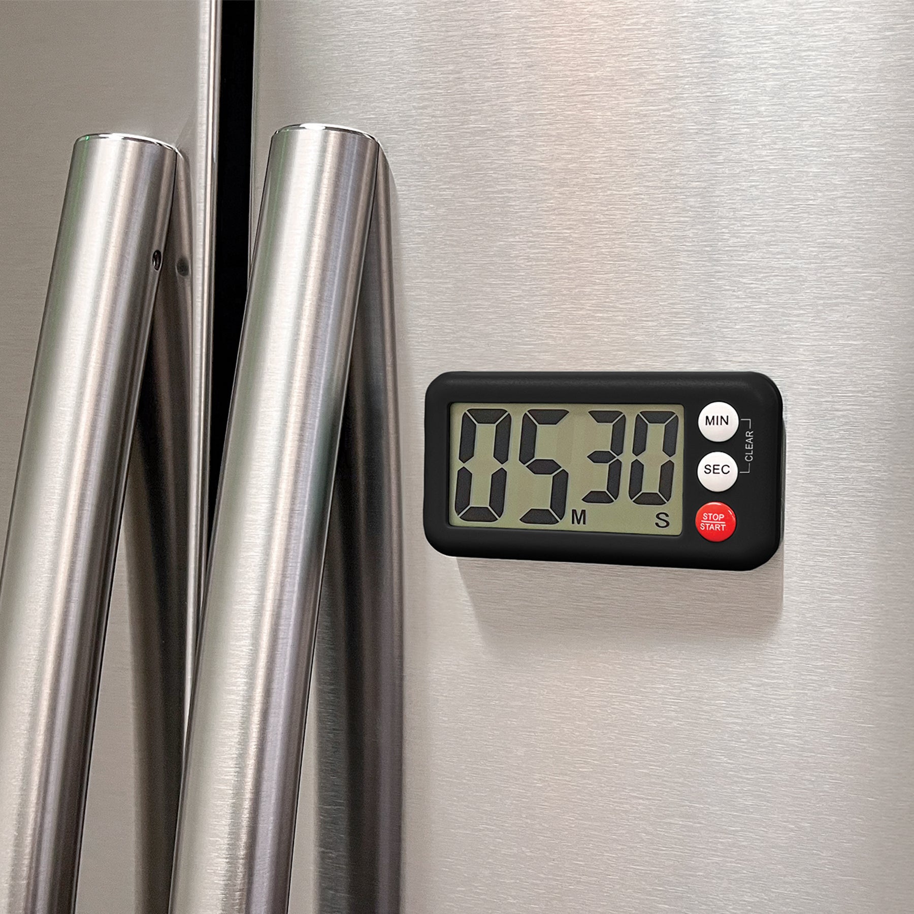Magnetic Digital Classroom Timer, Black