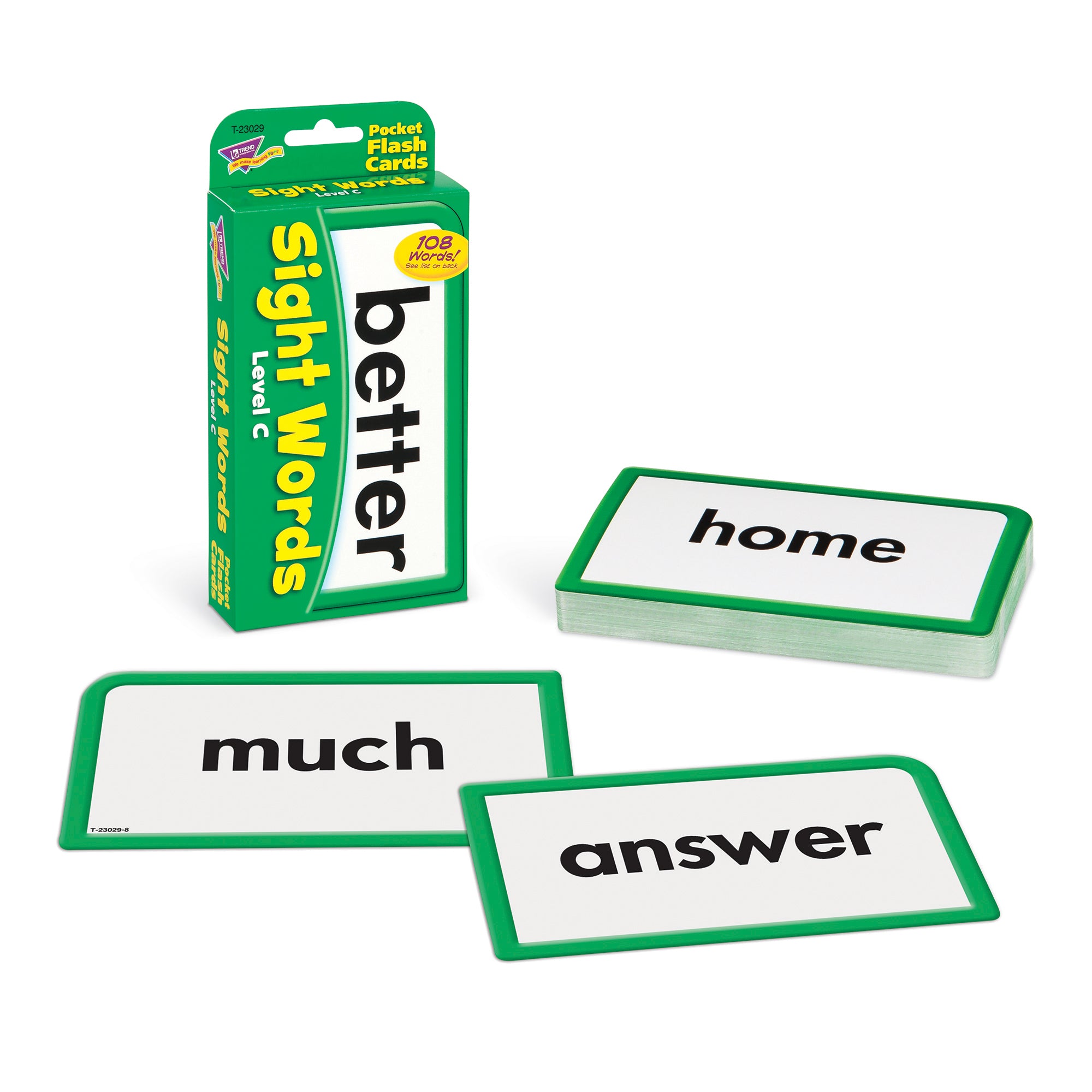 Sight Words – Level C Pocket Flash Cards