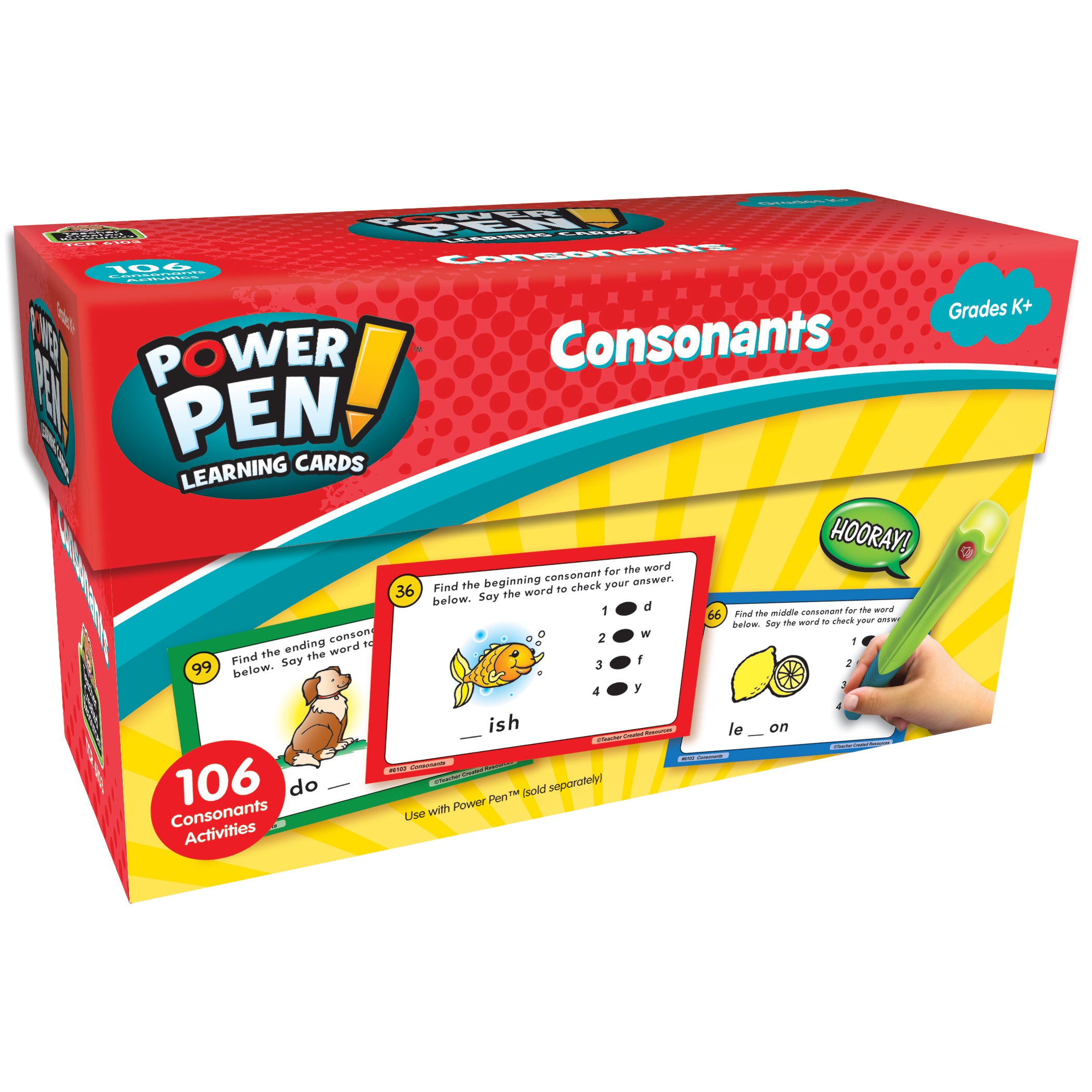 Power Pen® Learning Cards: Consonants