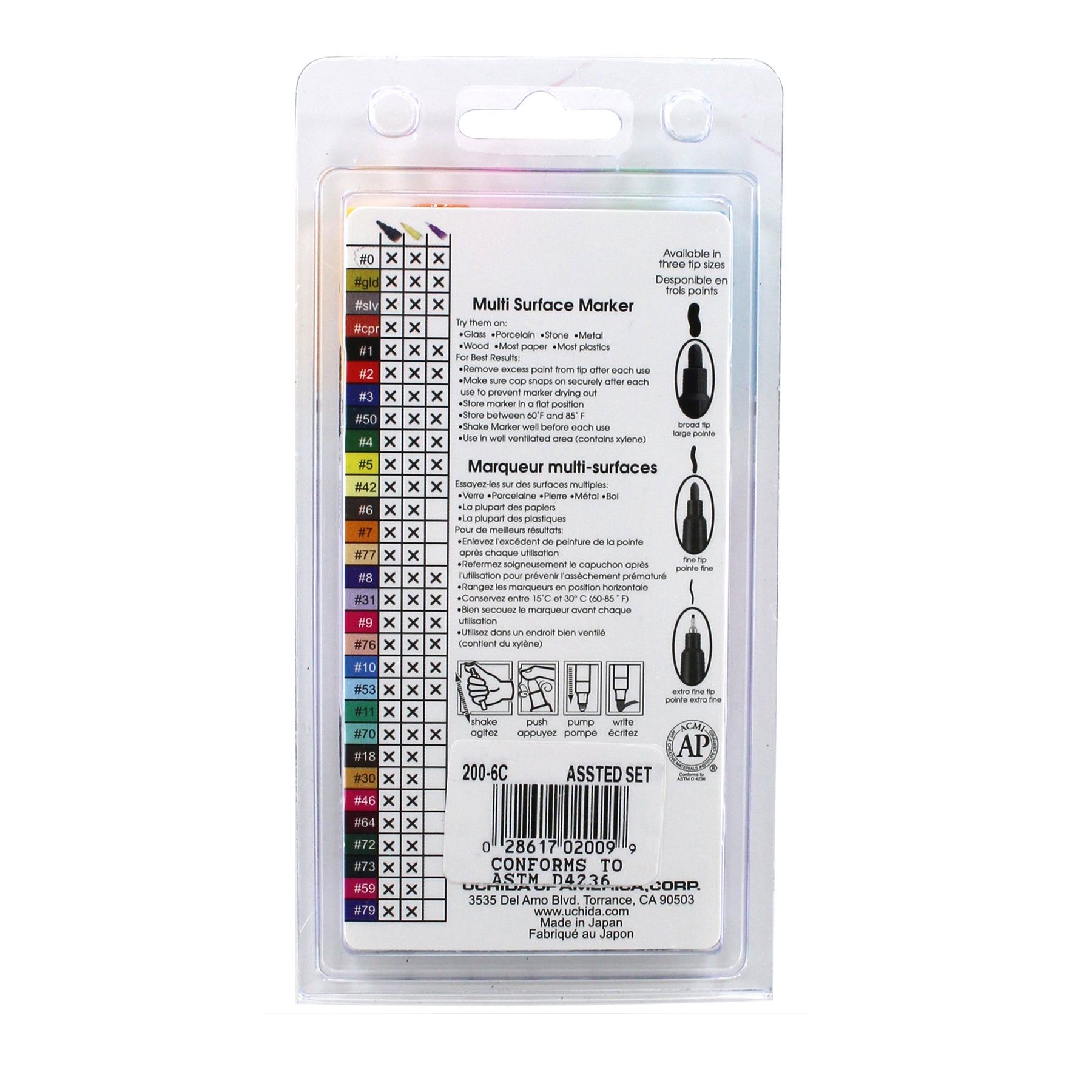 200-6C DECOCOLOR FINE HOT COLOR SET