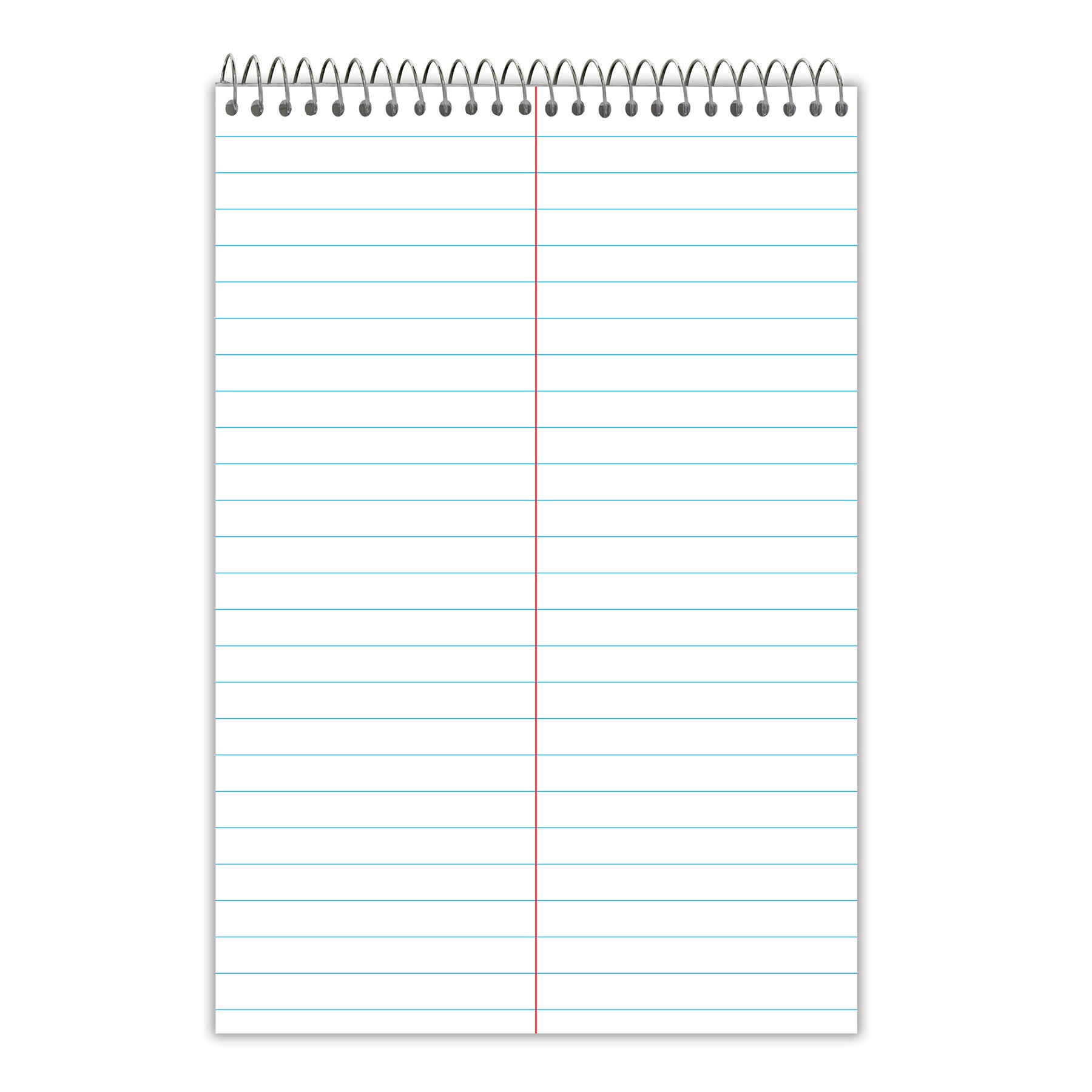 Steno Pad, 6" x 9", Gregg Ruled, 80 Sheets, White, Pack of 12
