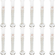 Cylinder, Double-Scale, Borosilicate Glass, 100ml, Pack of 12