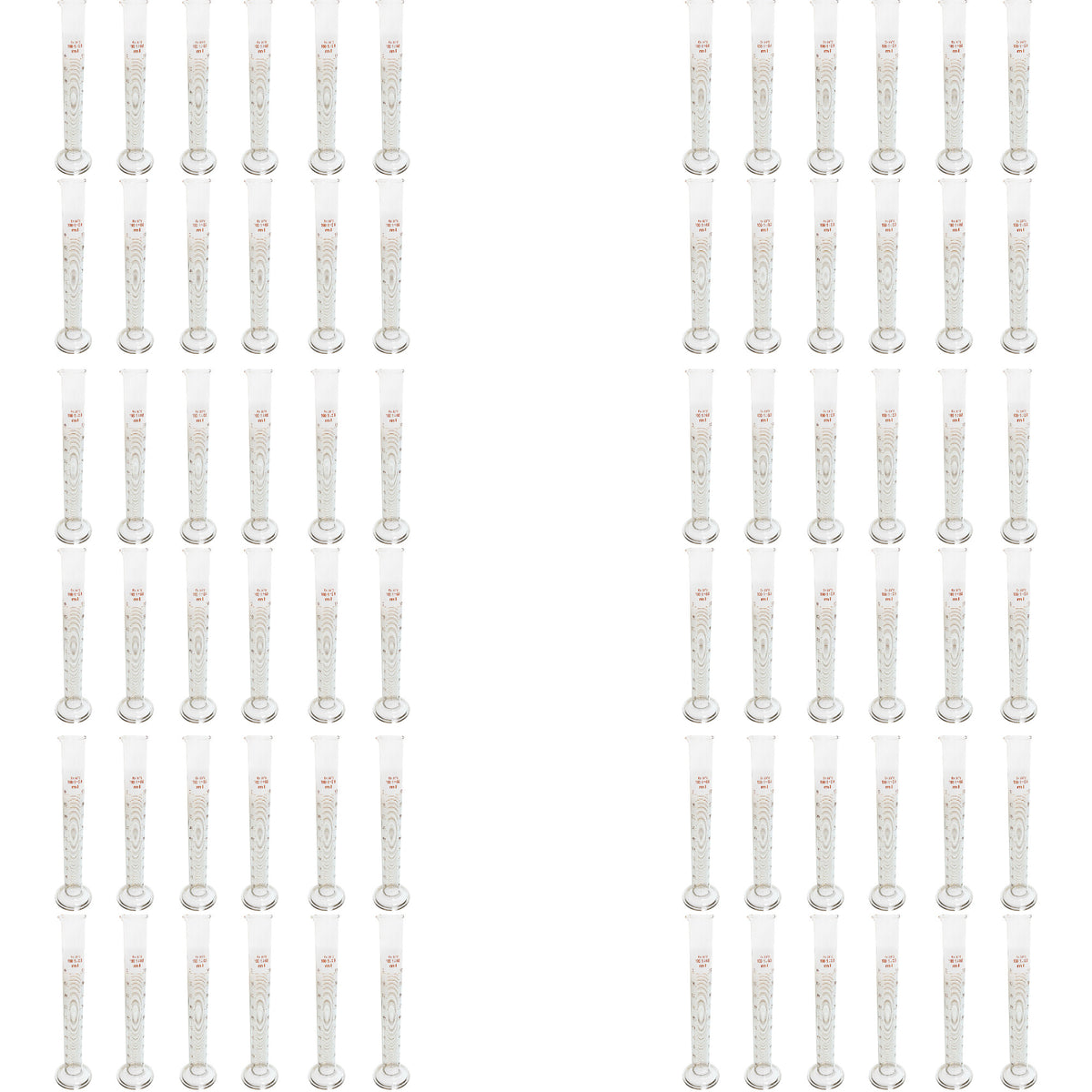 Cylinder, Double-Scale, Borosilicate Glass, 100ml, Case of 72
